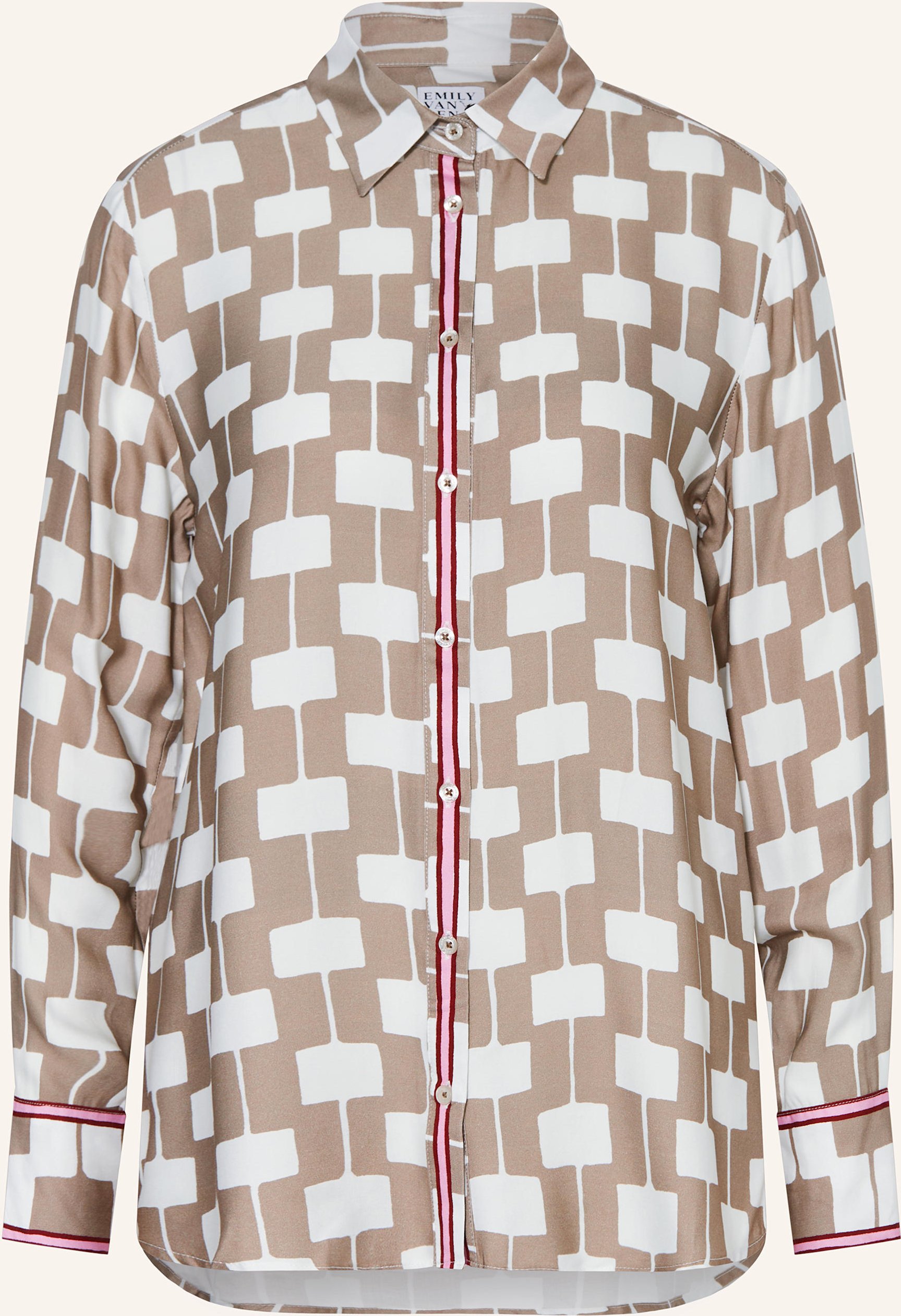 Emily Van Den Bergh Hemdbluse beige