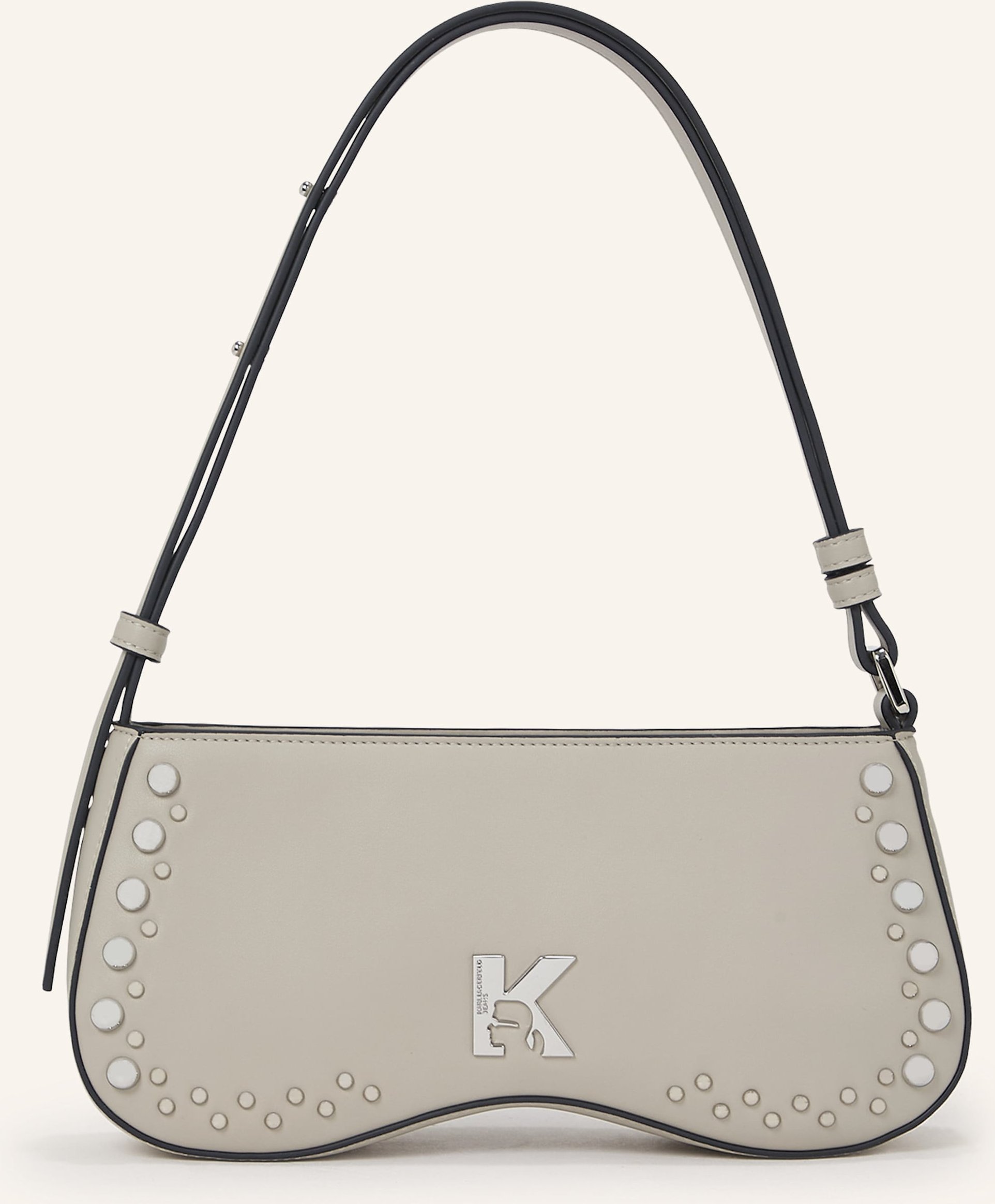 Karl Lagerfeld Jeans Schultertasche weiss