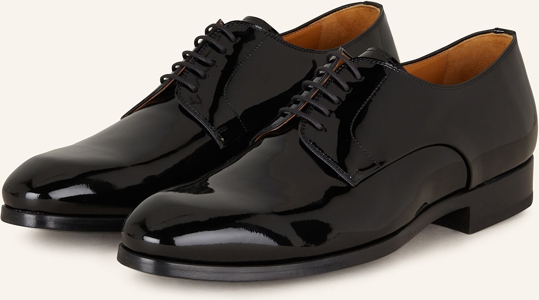 Magnanni Lackschnürer schwarz