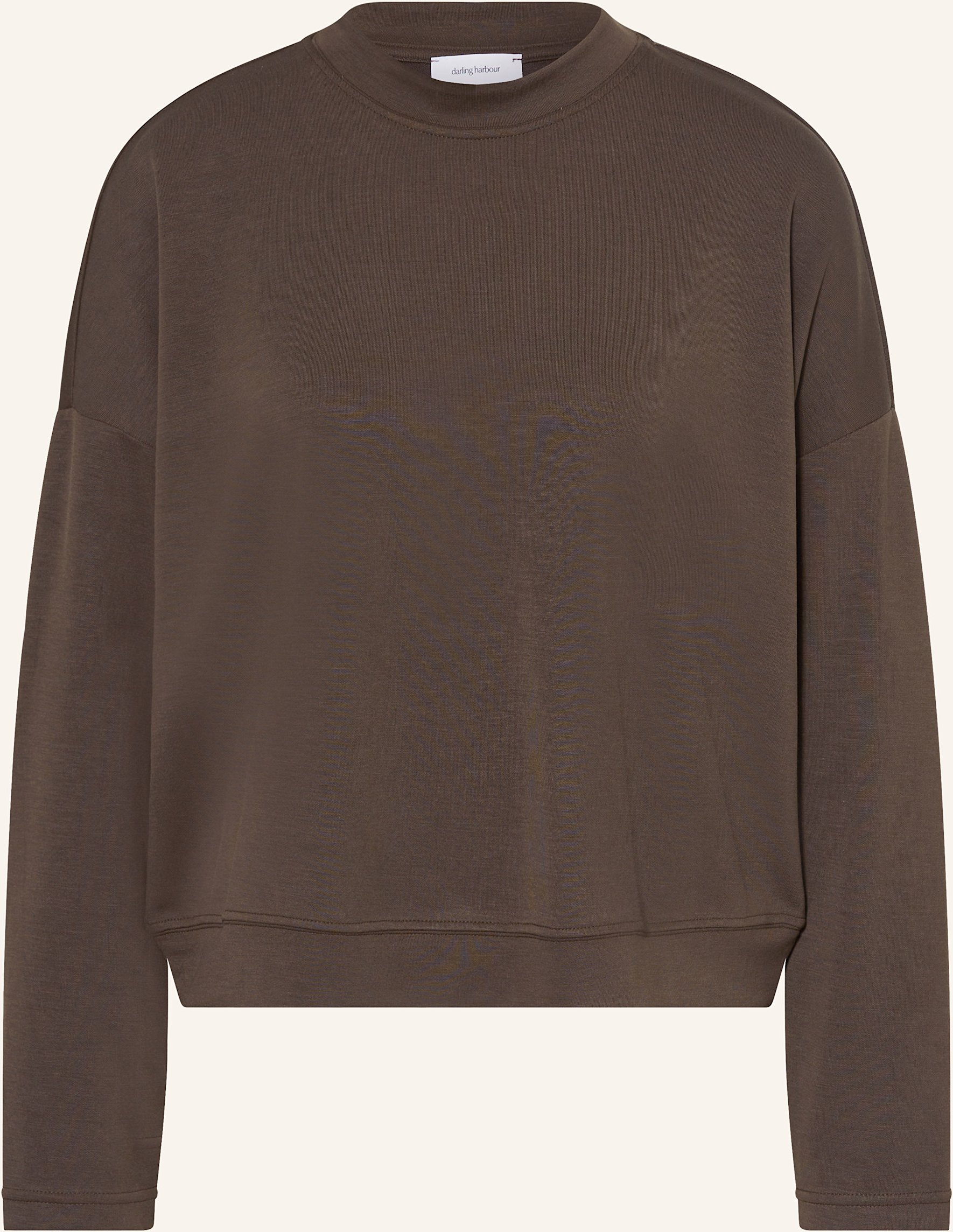 Darling Harbour Cropped-Longsleeve braun