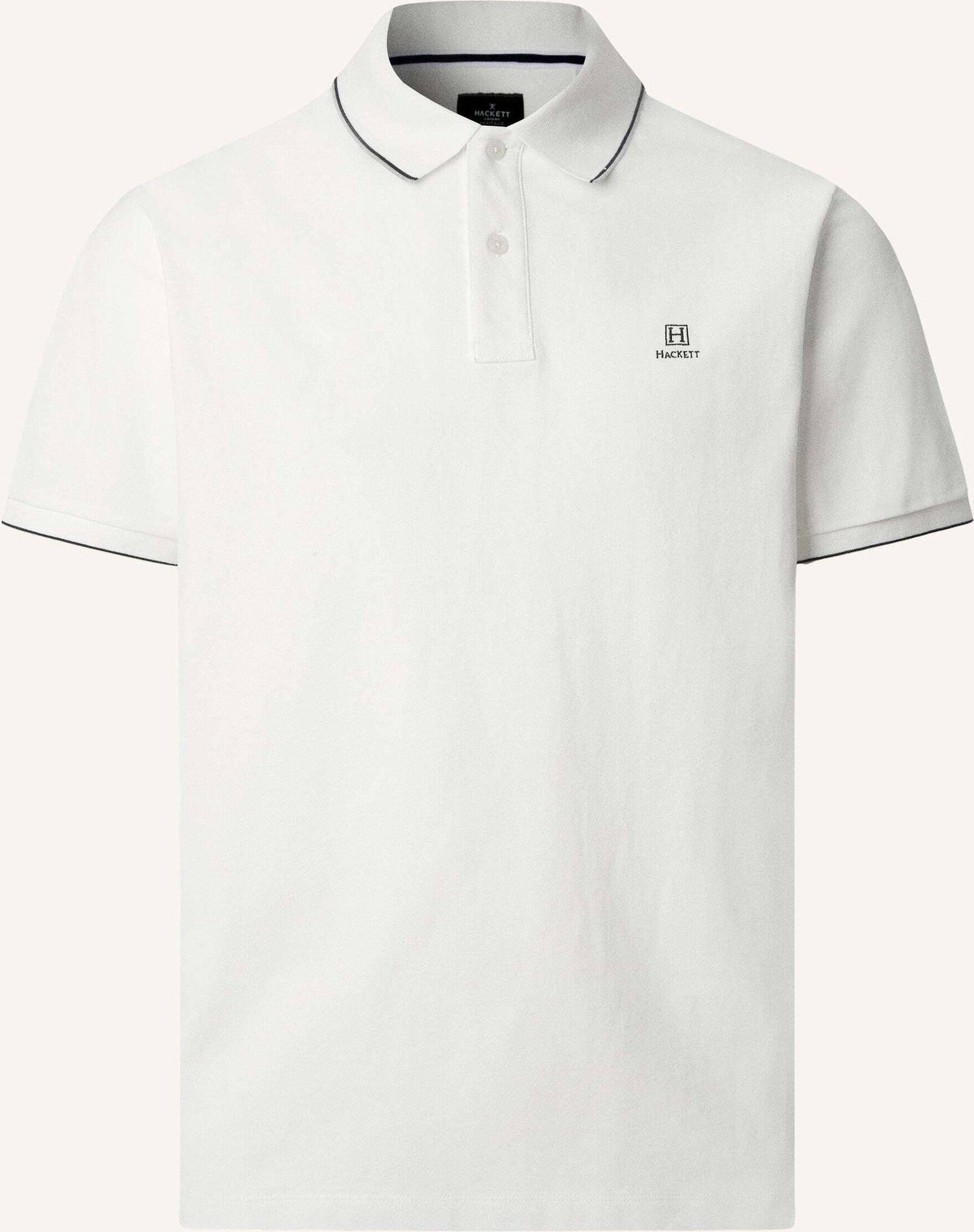 Hackett London Poloshirt Heritage H Tipped Polo weiss