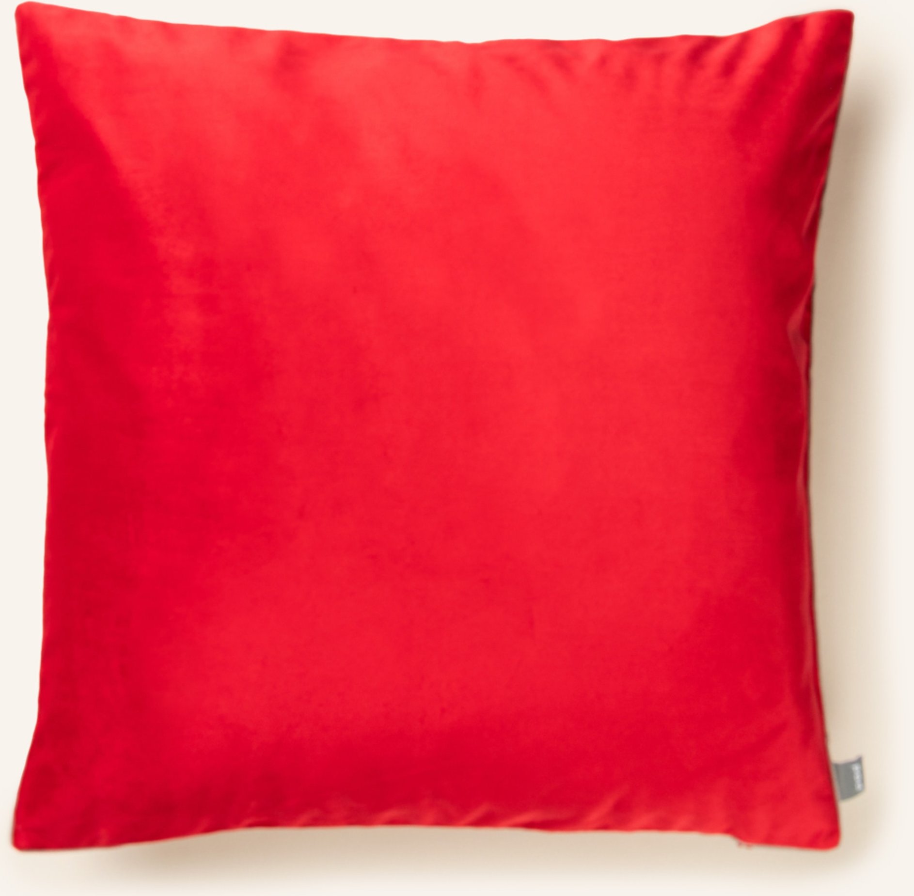 Thumbnail - Pad Samt-Dekokissenhülle Elegance rot