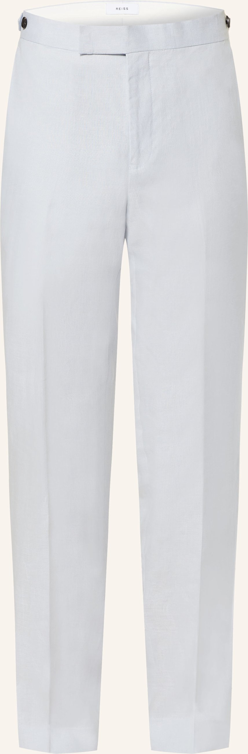 Reiss Anzughose Kin Slim Fit Aus Leinen blau