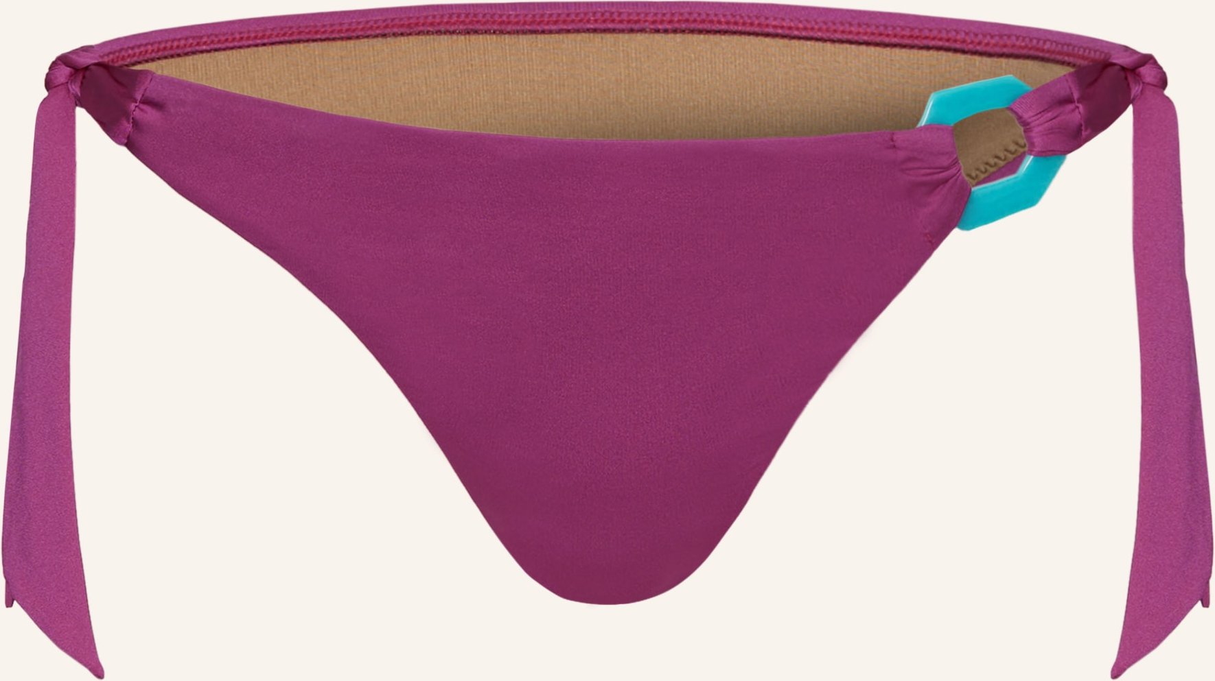 Andres Sarda Triangel-Bikini-Hose Ouka rot