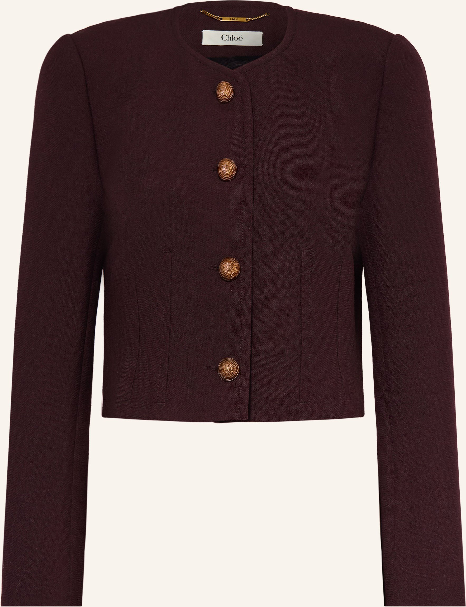 Chloé Kastenjacke lila