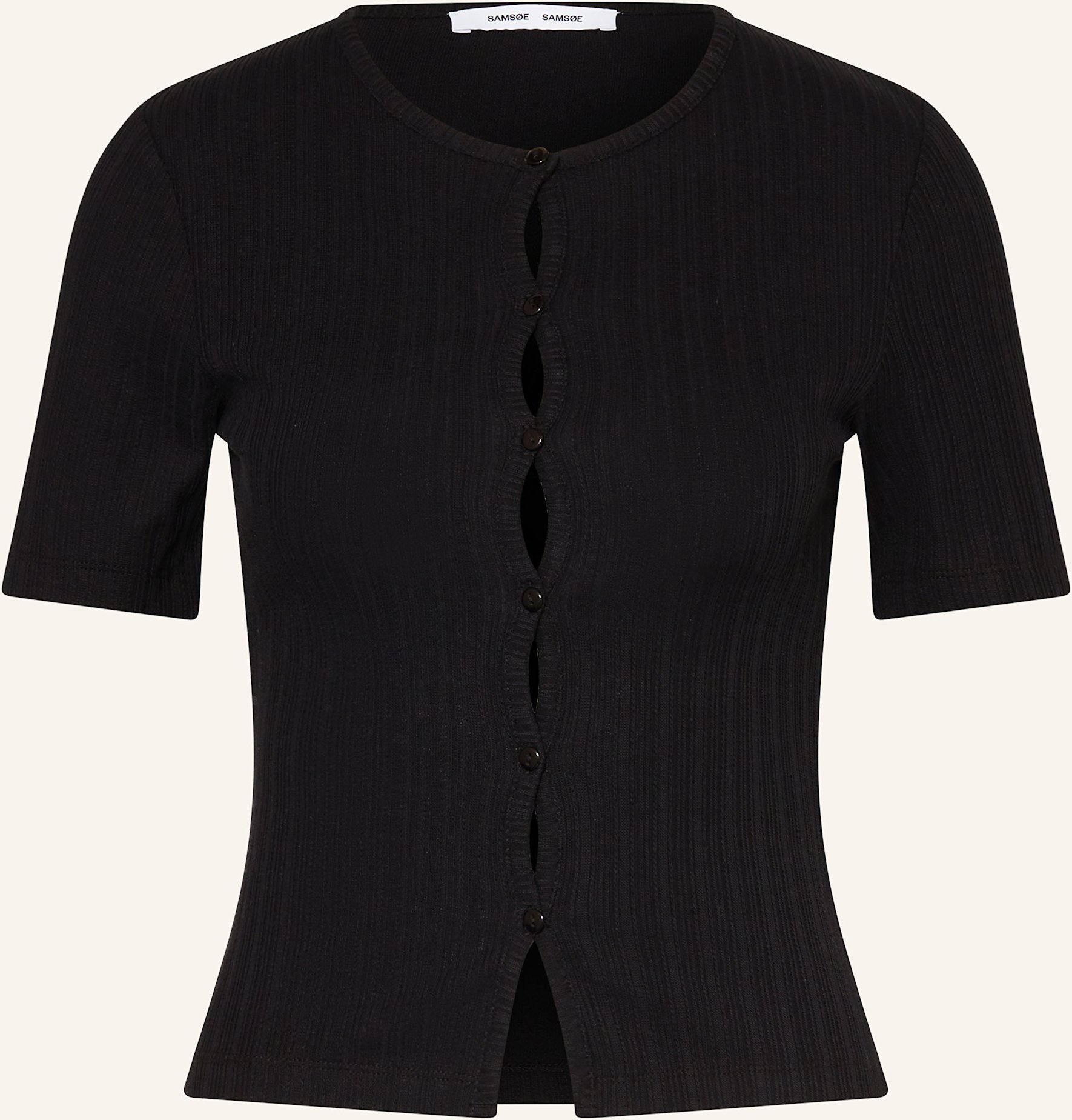 Samsøe Samsøe Strickjacke Sajuni schwarz