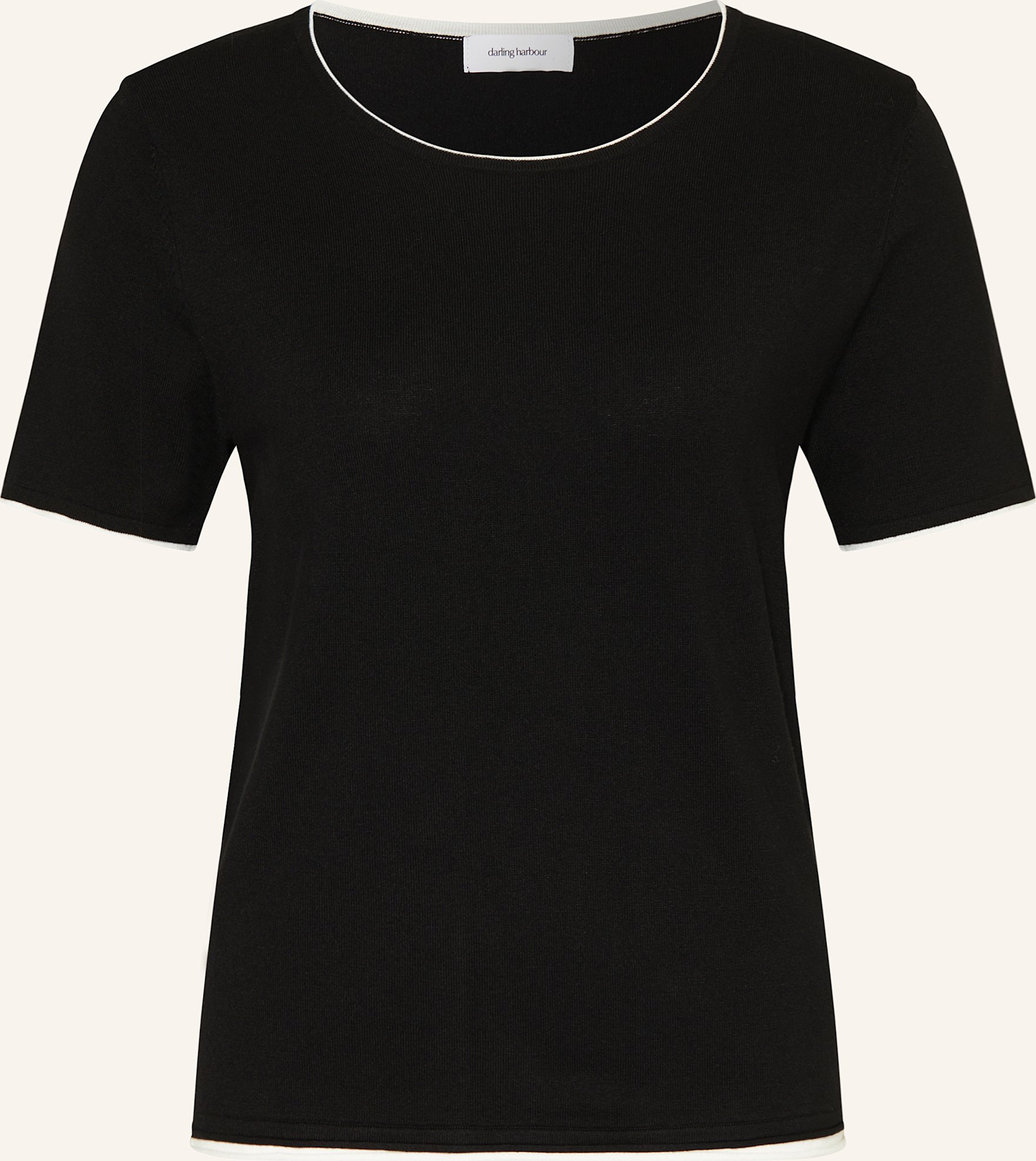 Darling Harbour Strickshirt schwarz