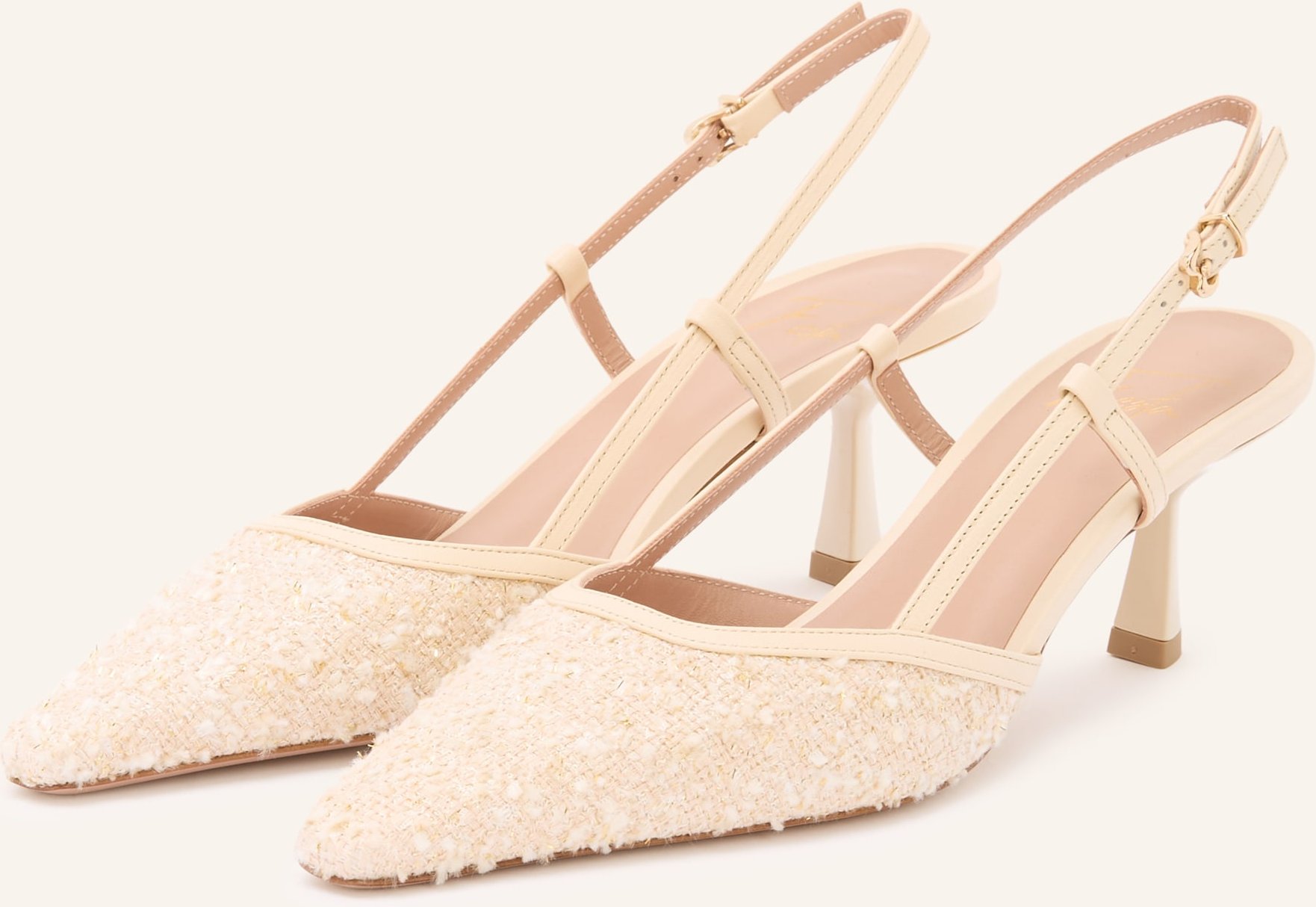 Festa Slingpumps Palmi Pluma weiss
