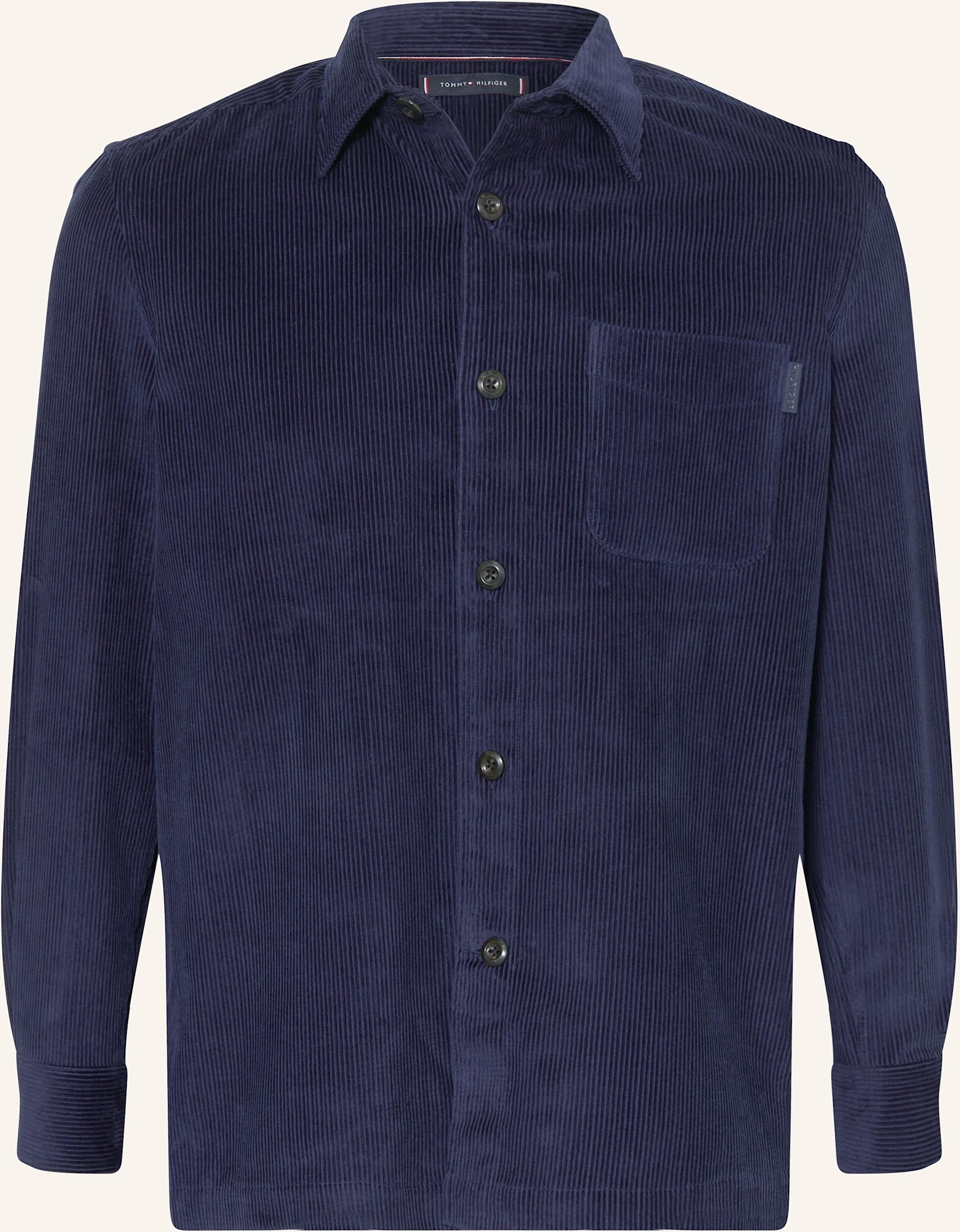 Tommy Hilfiger Cord-Overshirt blau