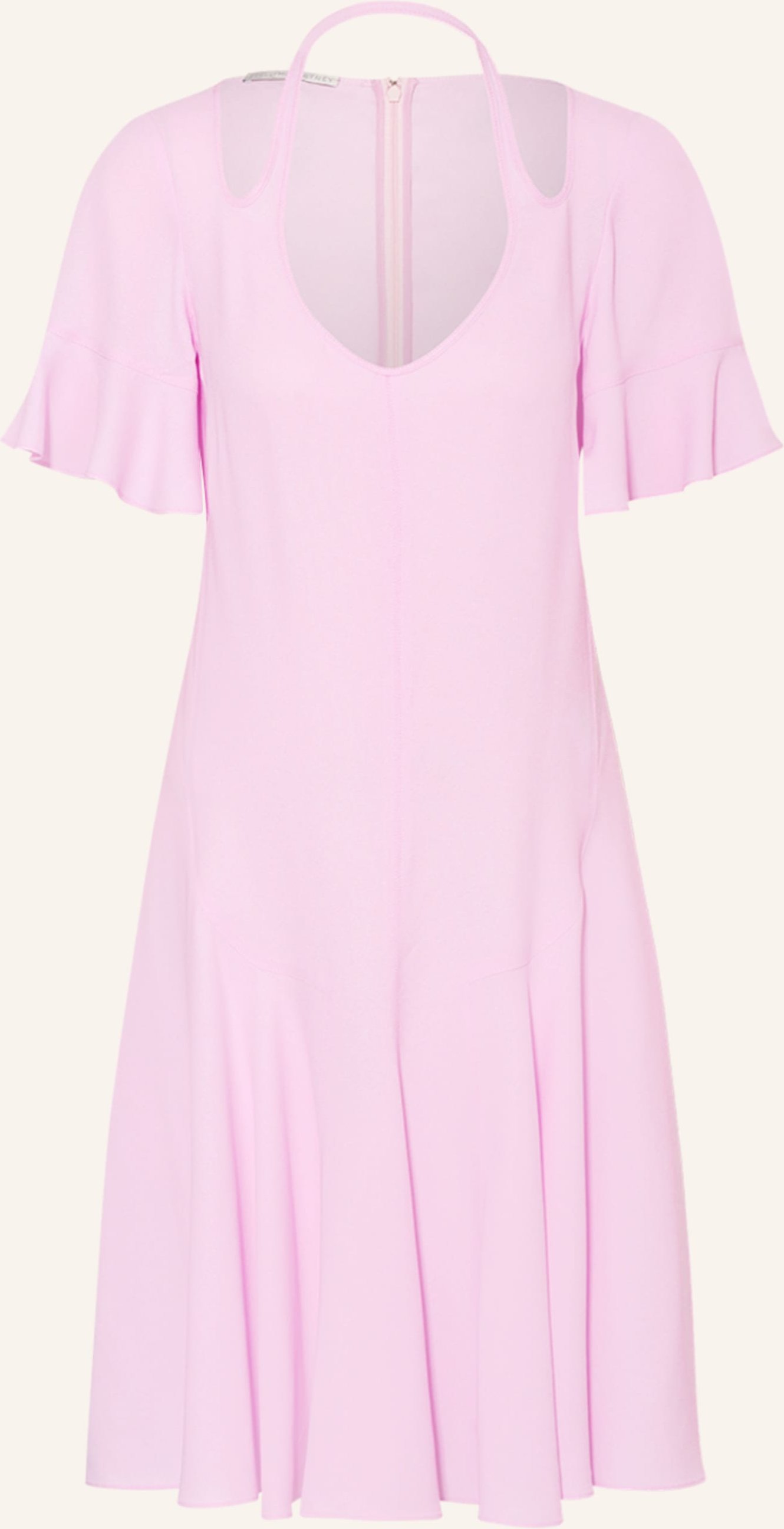 Stella Mccartney Kleid Mit Seide rosa