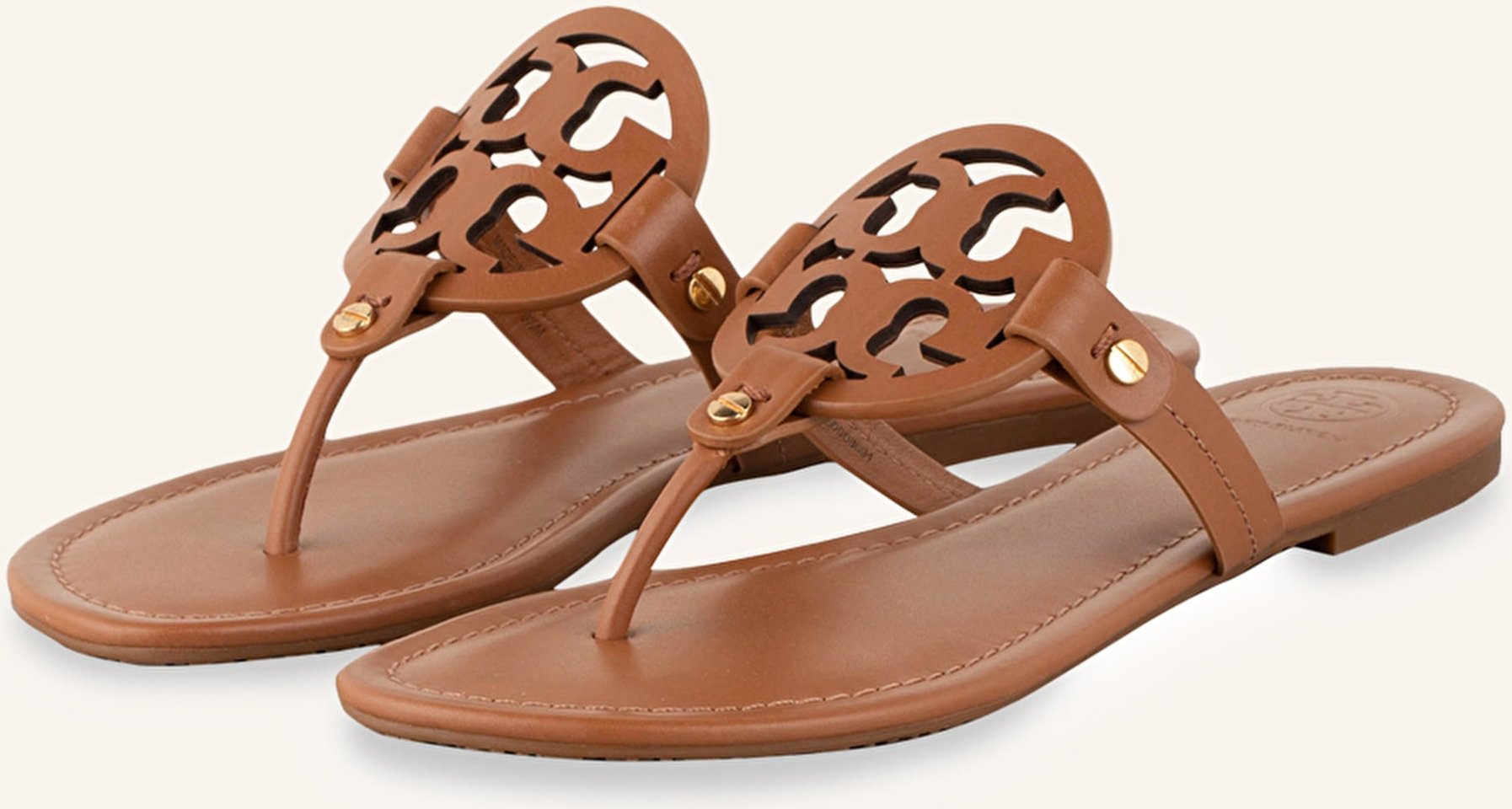 Tory Burch Zehentrenner Miller braun