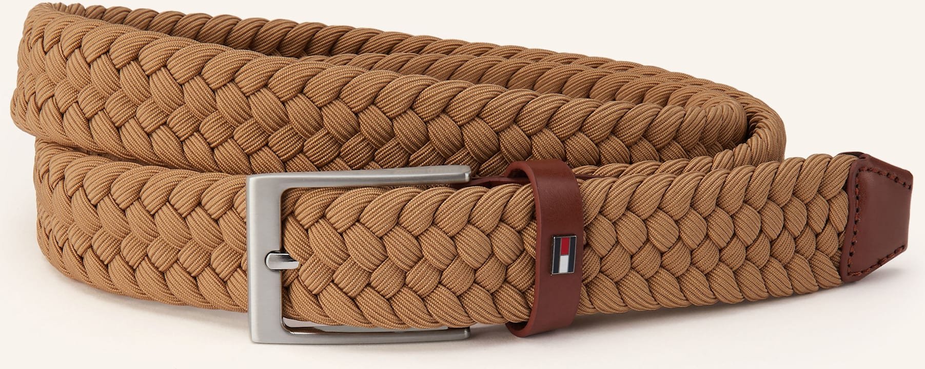 Tommy Hilfiger Flechtgürtel Layton braun