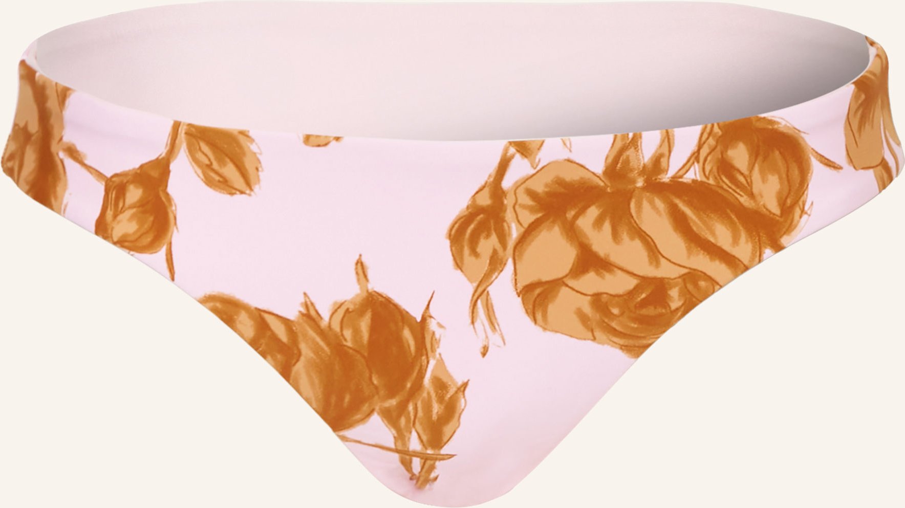 Seafolly Panty-Bikini-Hose Rococo Zum Wenden rosa