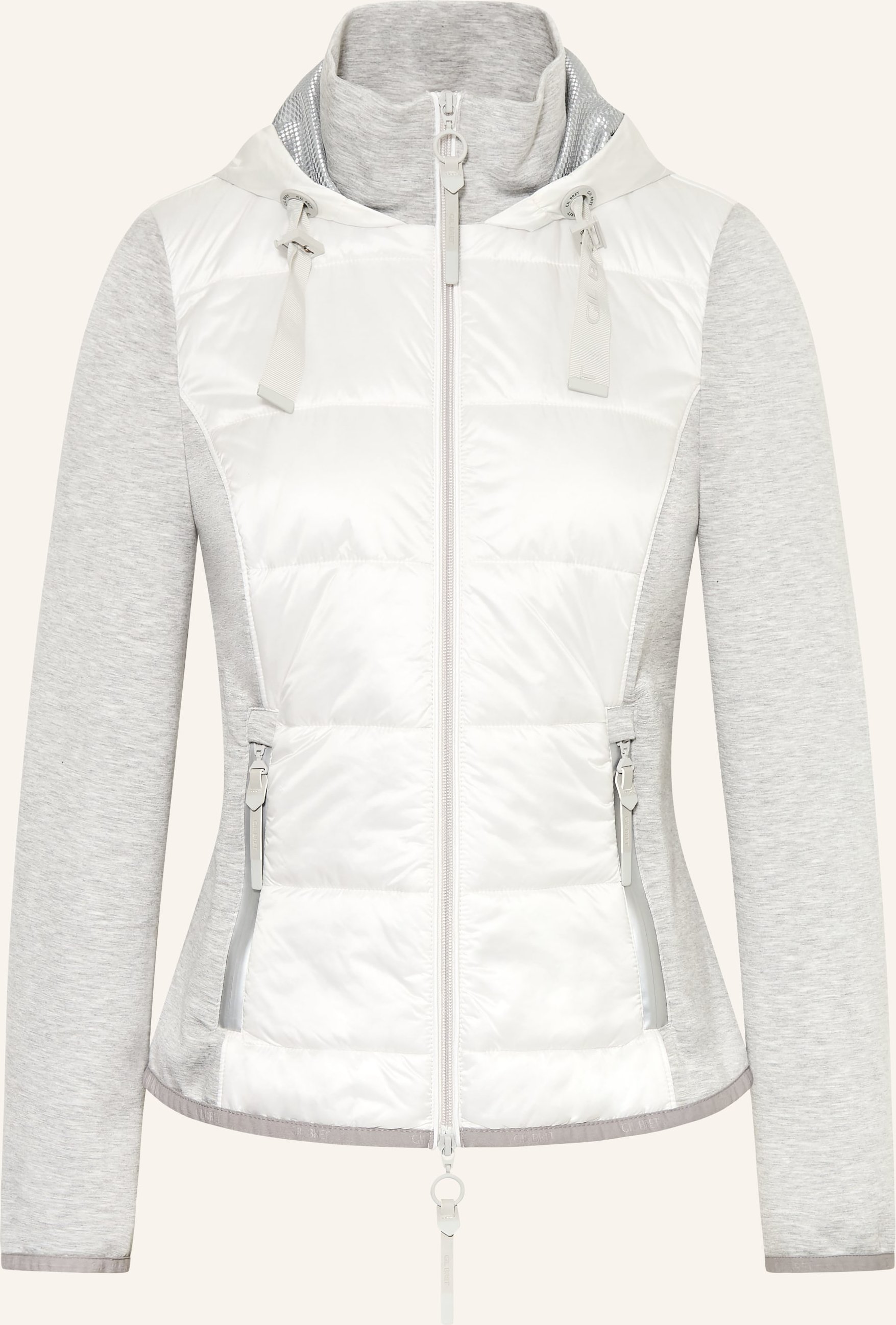 Gil Bret Funktionsjacke Im Materialmix weiss