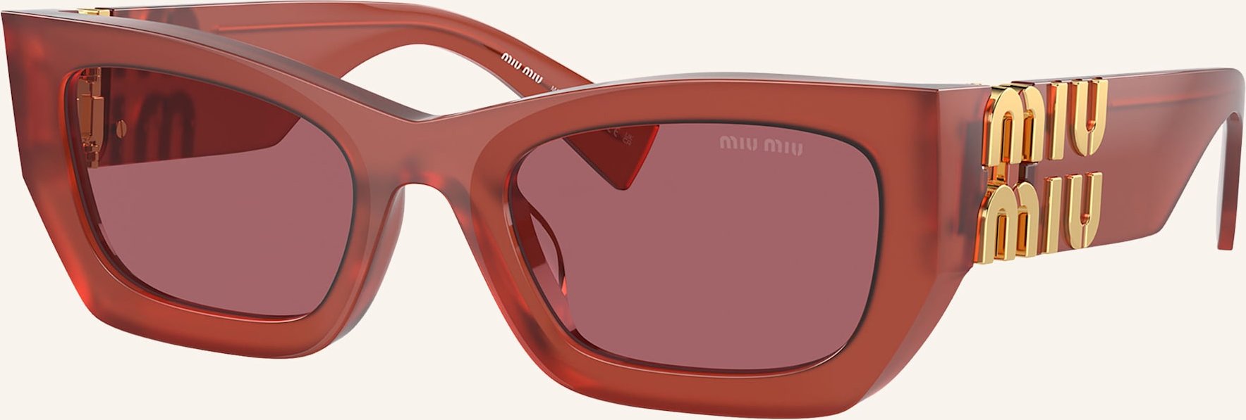 Miu Miu Sonnenbrille mu09ws rot