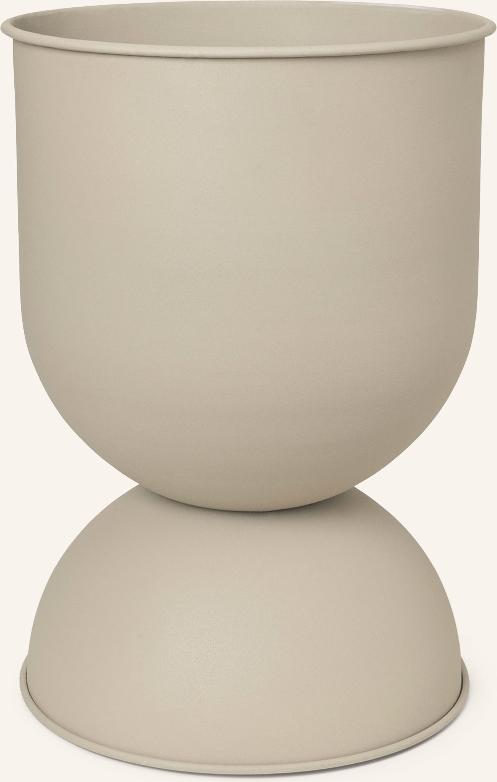 Ferm Living Blumentopf Hourglass Medium beige