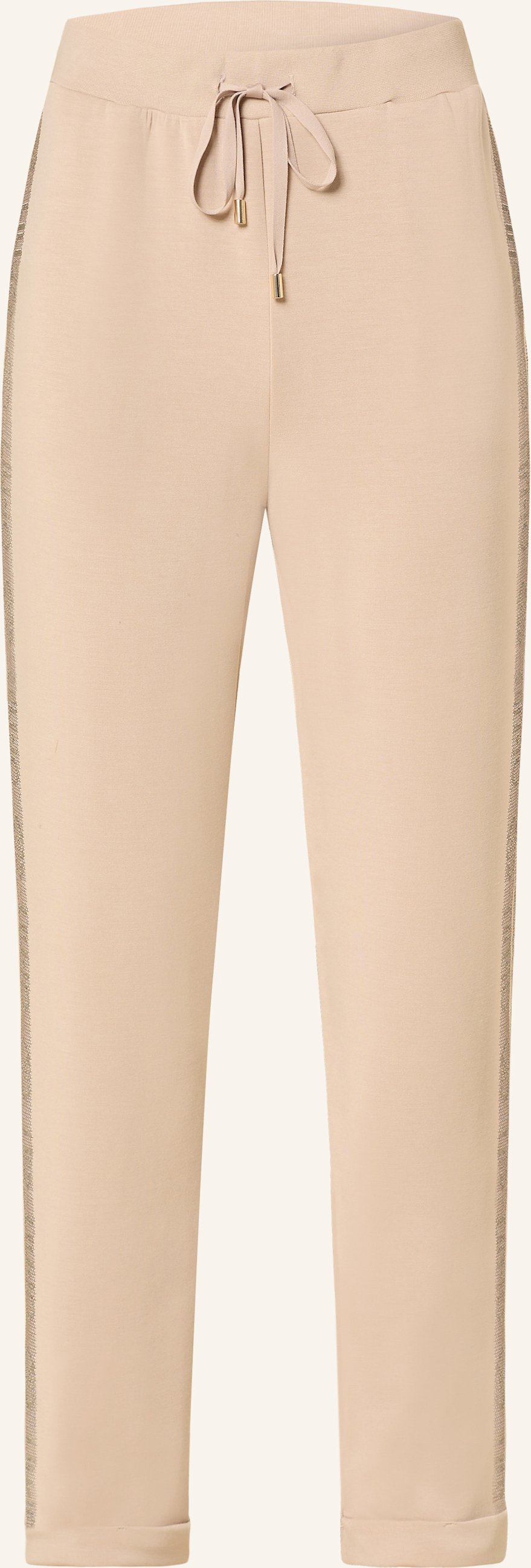 Thumbnail - Liu Jo Hose Im Jogging-Stil Mit Schmucksteinen beige