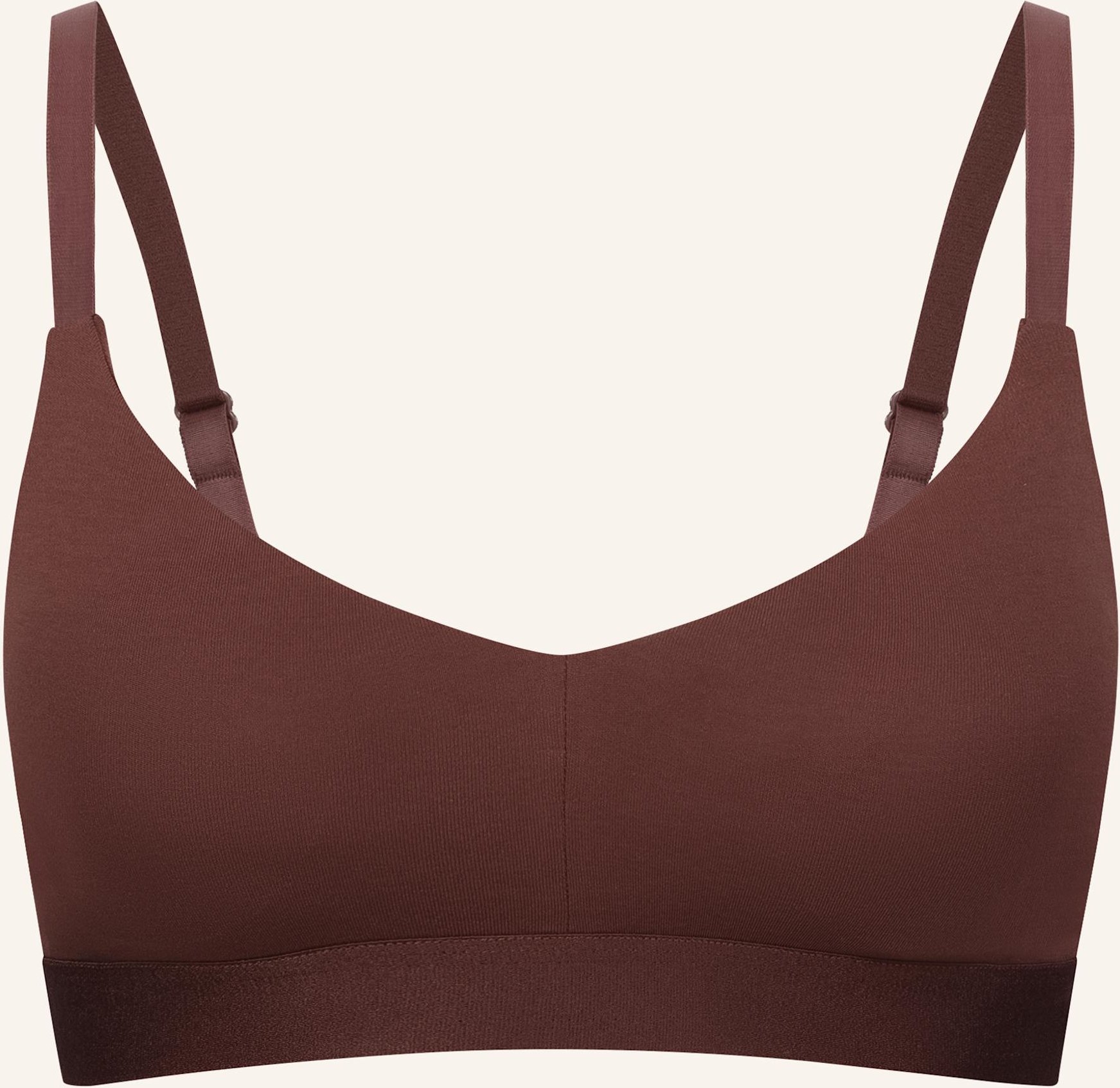 Erlich Textil Bustier Casual Cotton Bralette braun