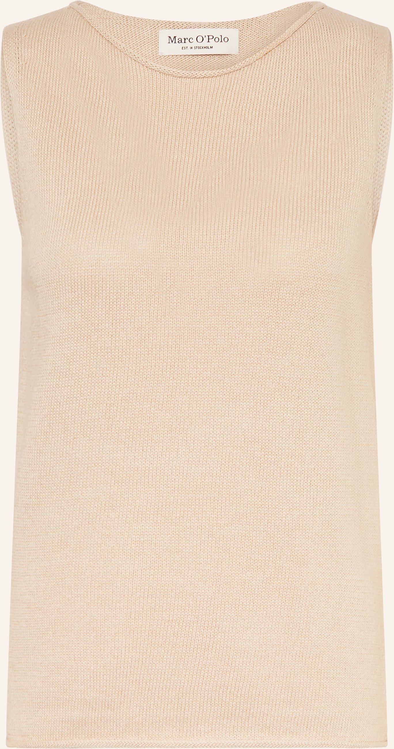 Marc O'polo Stricktop Mit Leinen beige