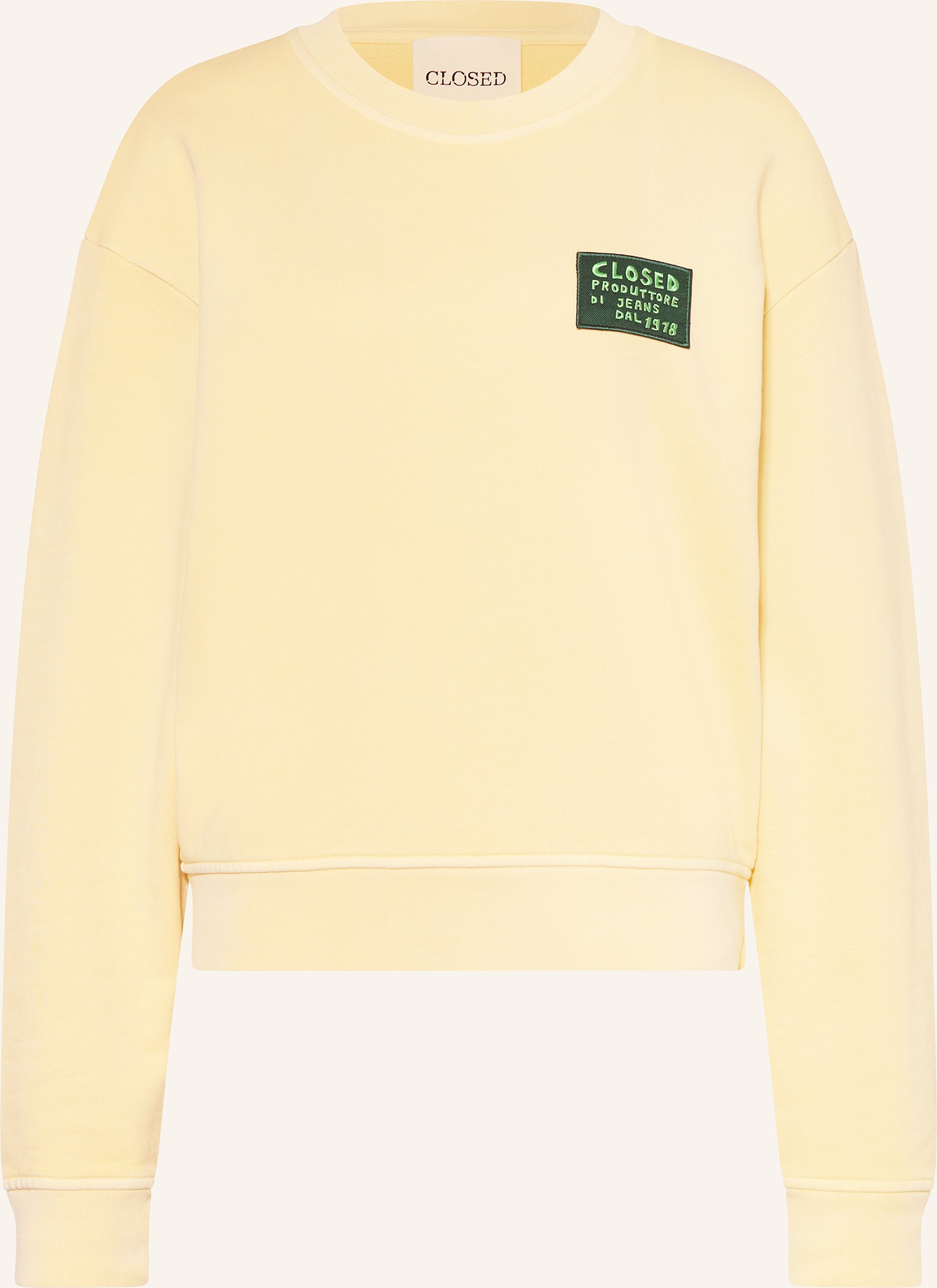 Closed Sweatshirt gelb