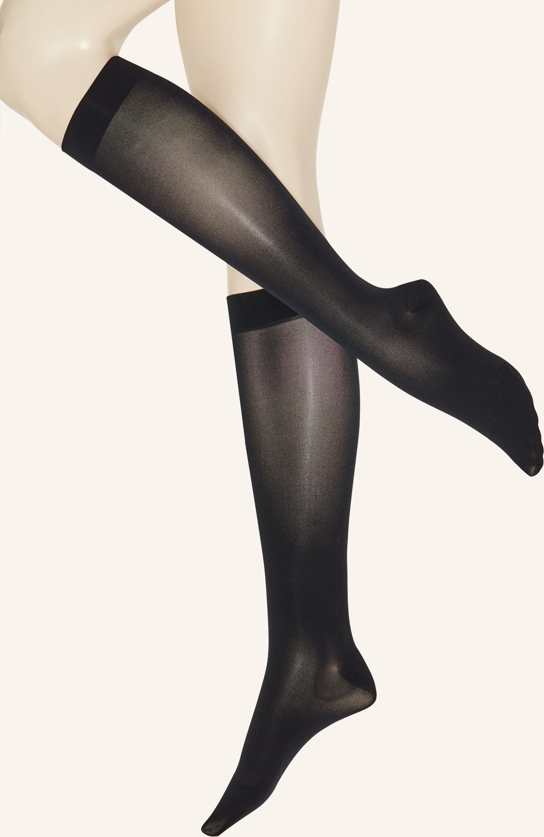 Item m6 Fein-Kniestrümpfe Knee-High Translucent 30 Conscious schwarz