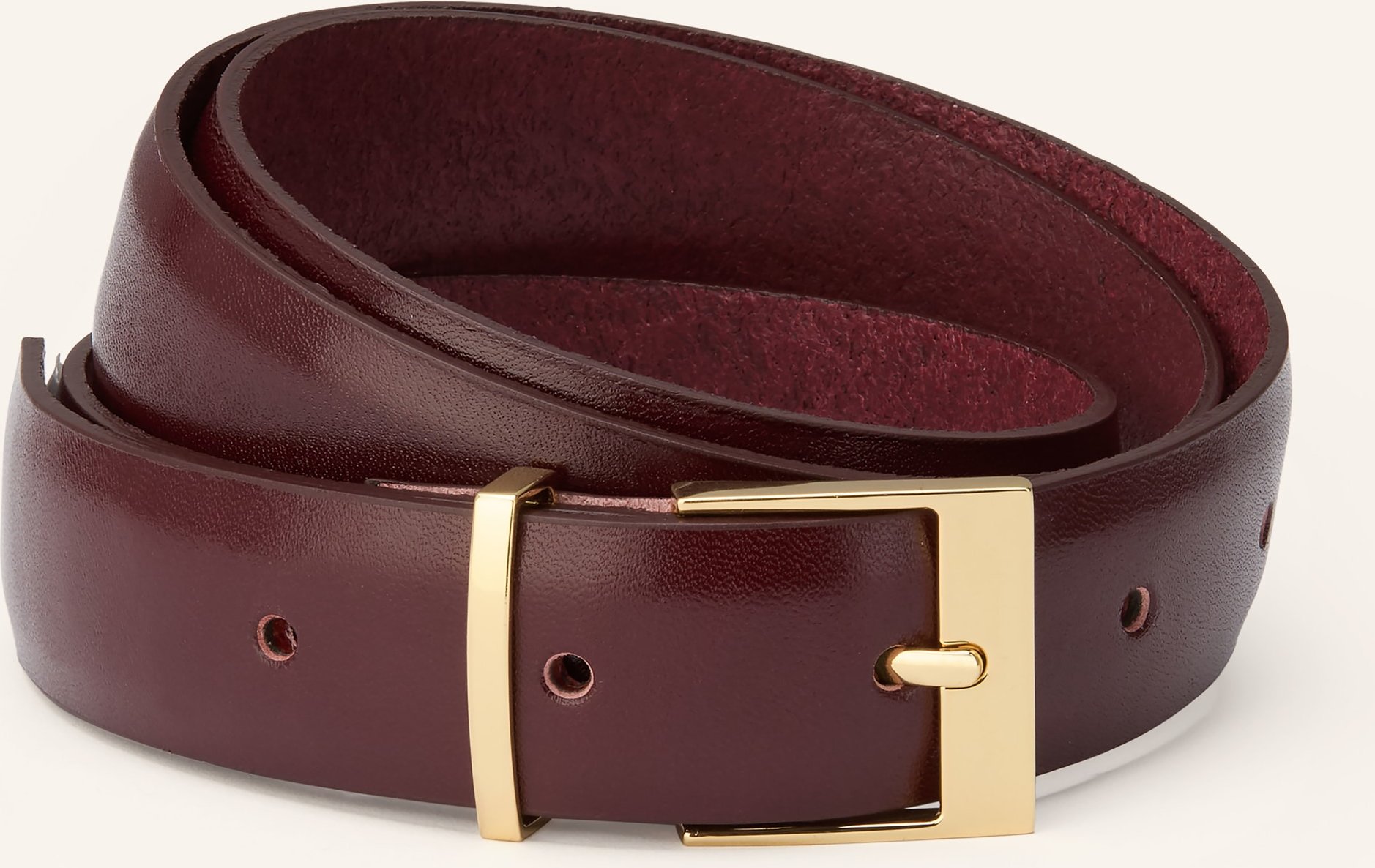 Arket Ledergürtel rot