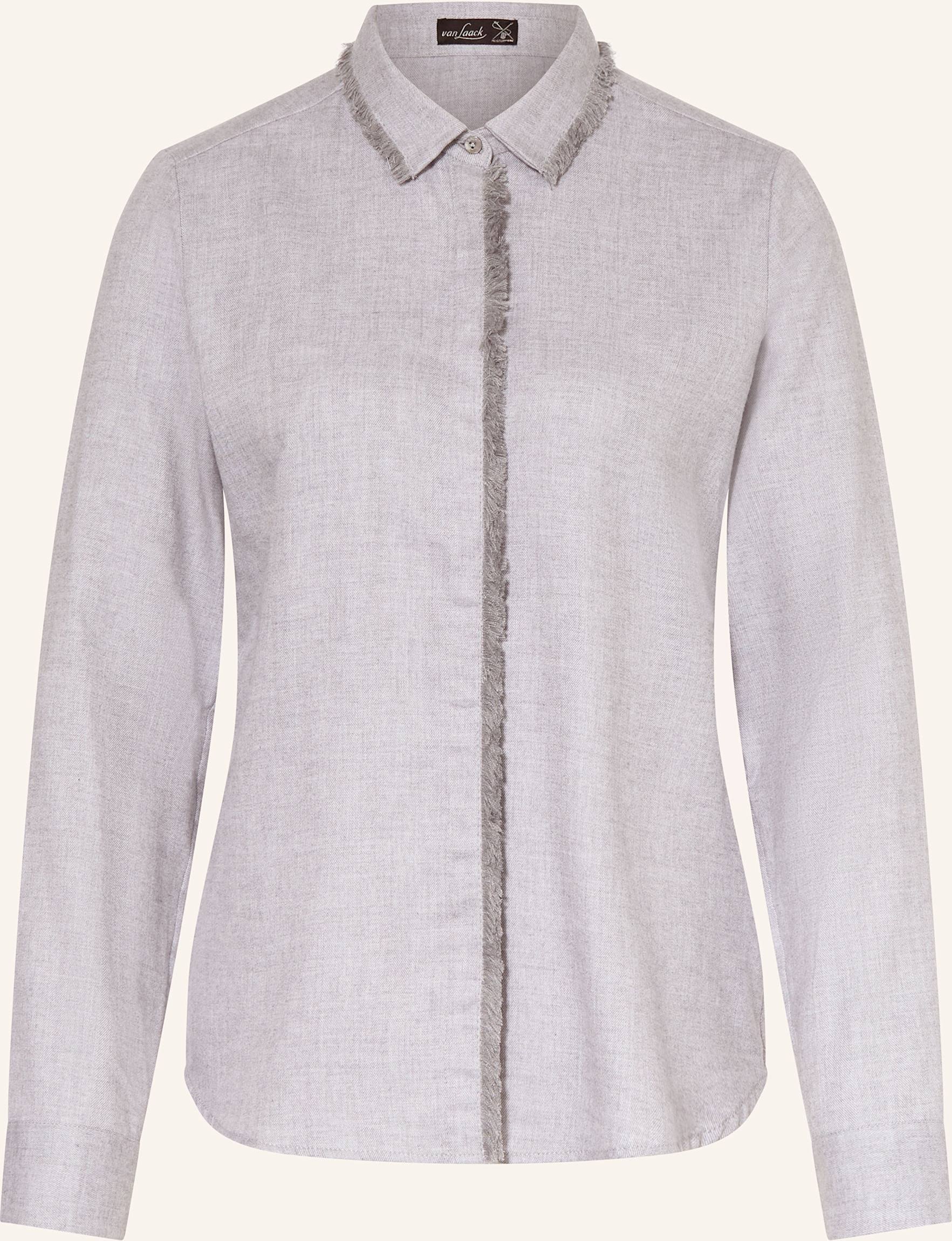 Van Laack Hemdbluse Vl-Leni-Svkn Aus Flanell grau