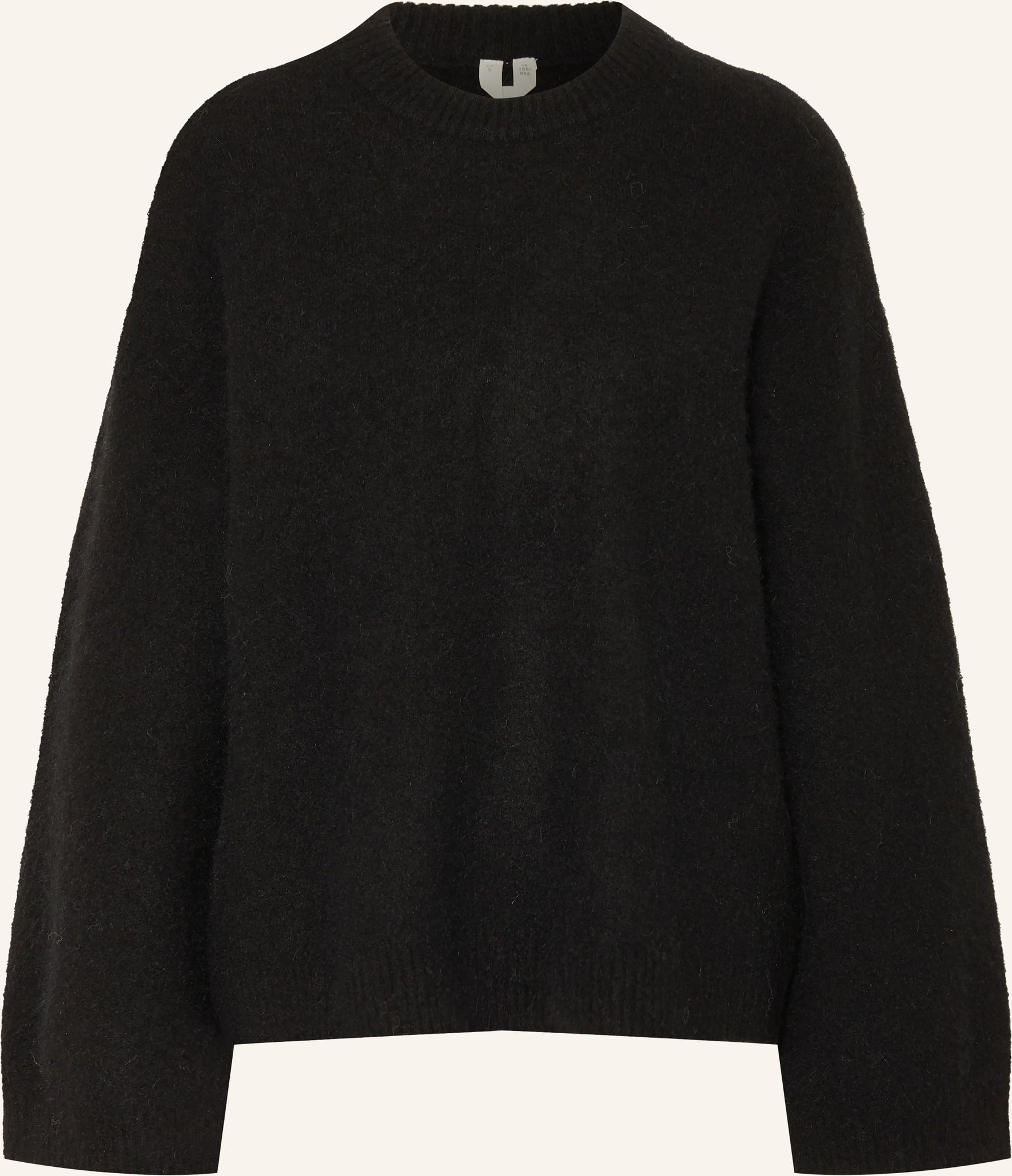 Arket Pullover Mit Alpaka schwarz