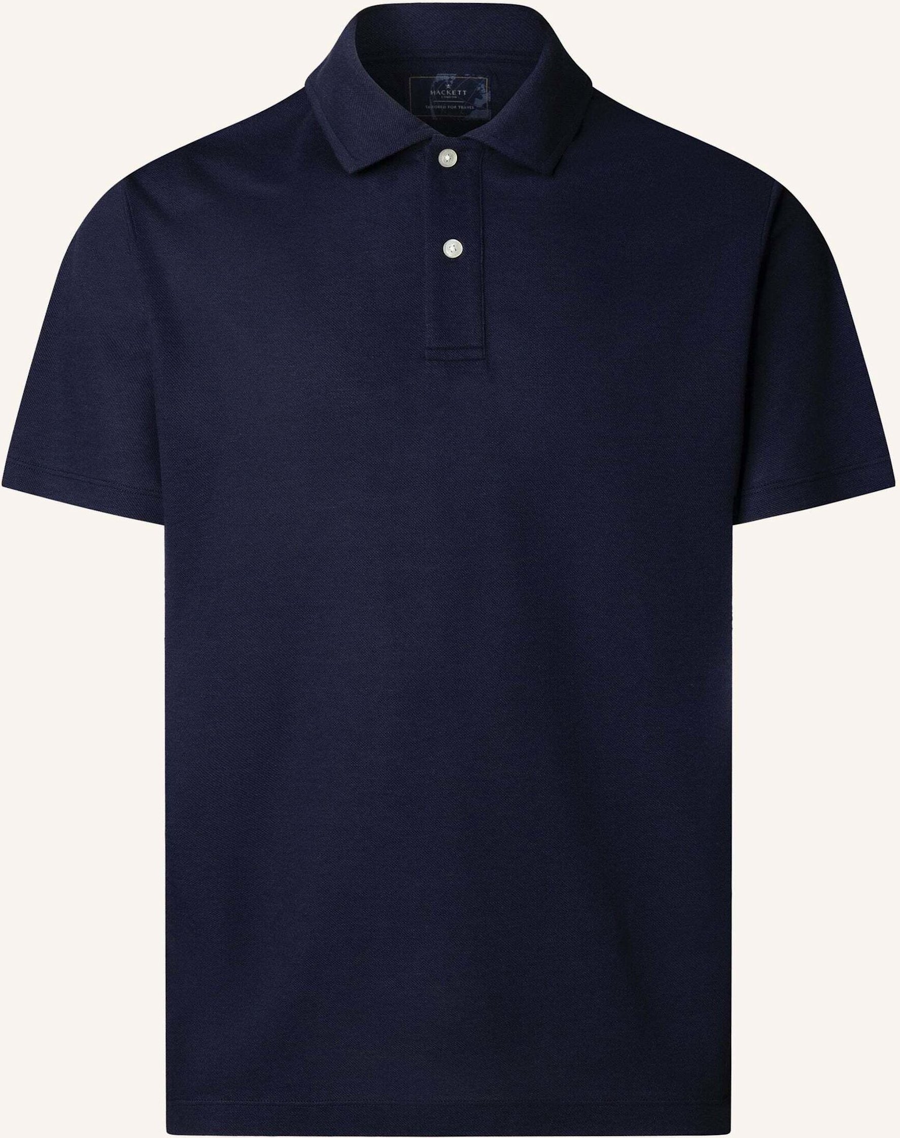 Hackett London Poloshirt Travel Pique Polo blau