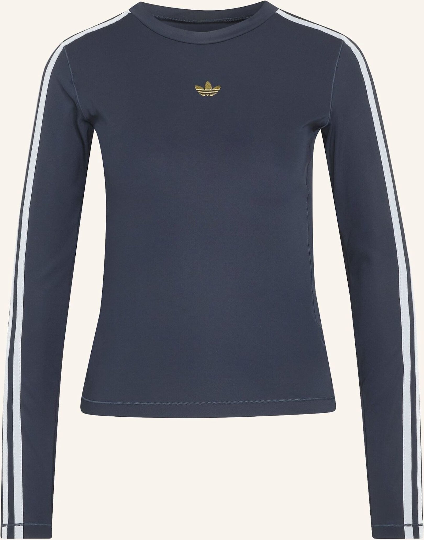 Adidas Originals 3-Streifen Long Sleeve Shirt blau