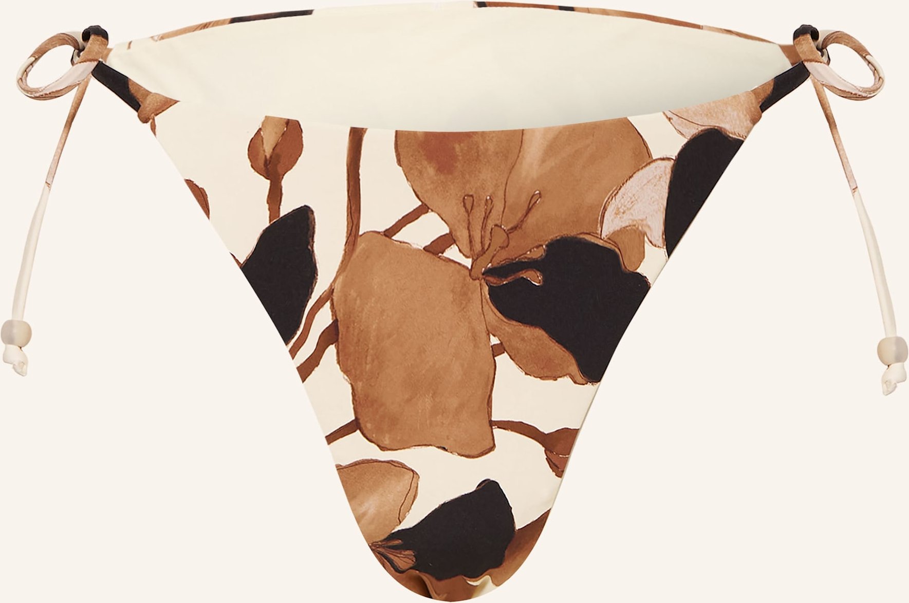 Seafolly Triangel-Bikini-Hose Secret Garden schwarz