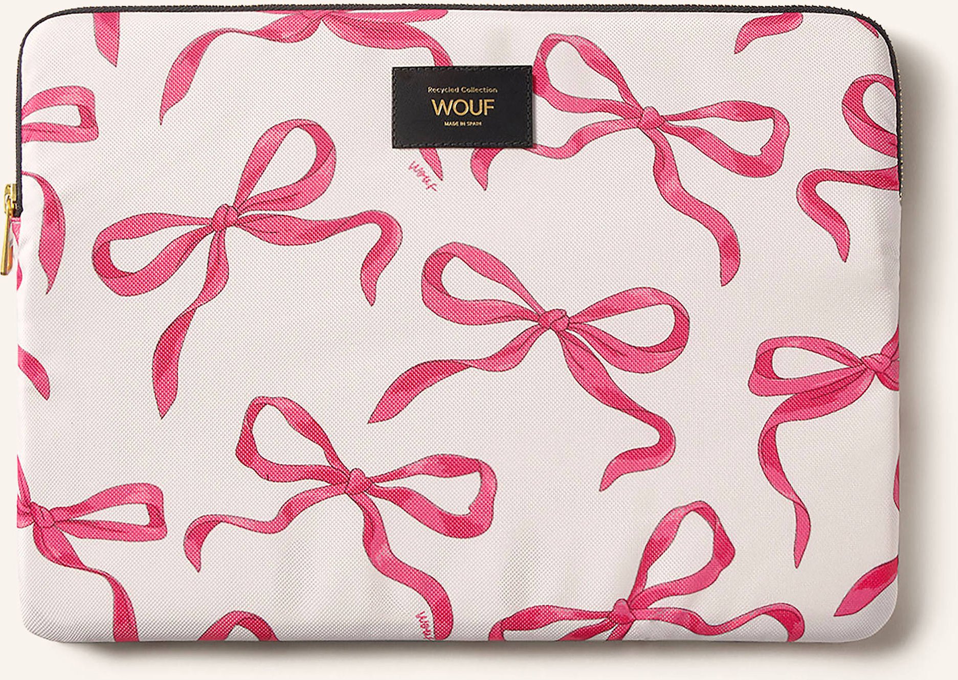 Wouf Laptop-Hülle Rita beige