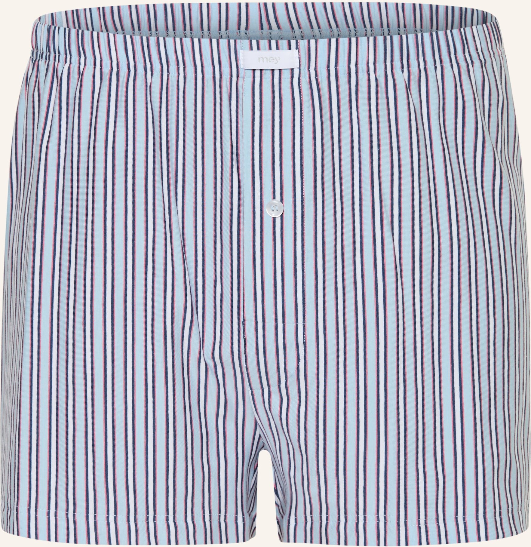 Mey Boxershorts Rasberry Stripes blau