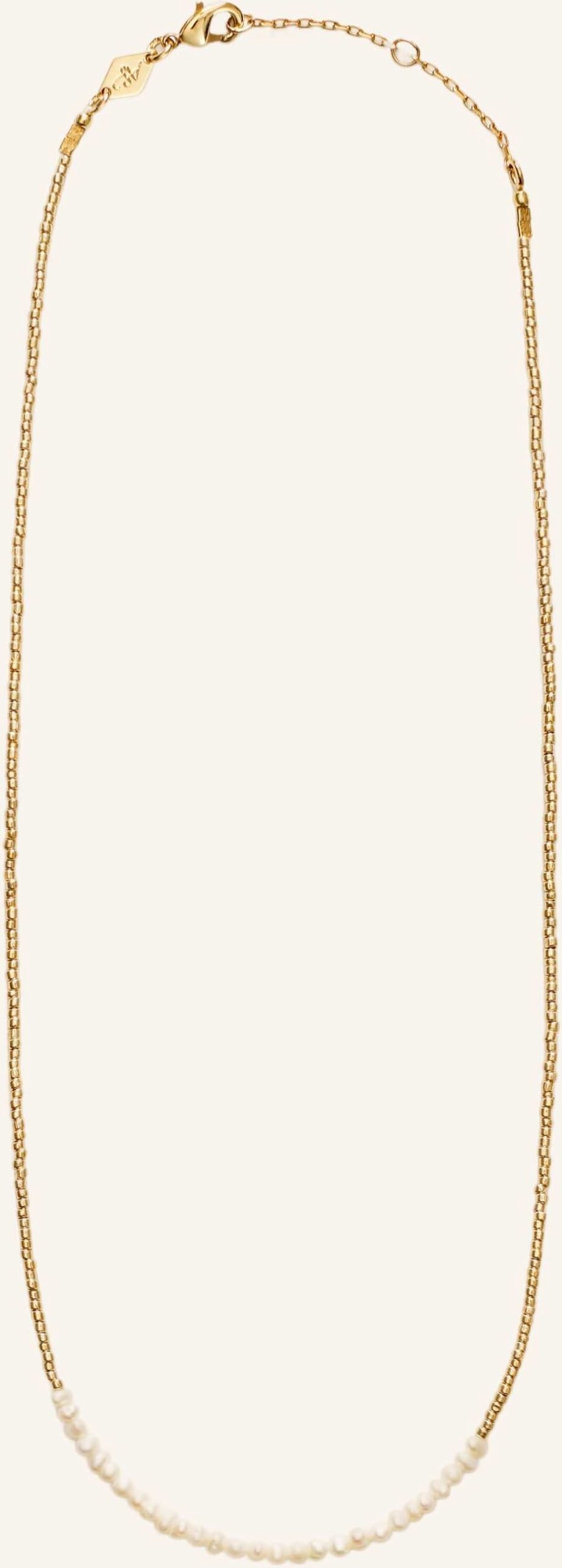 Anni Lu Halskette Slim Pearly Gold By Glambou gold
