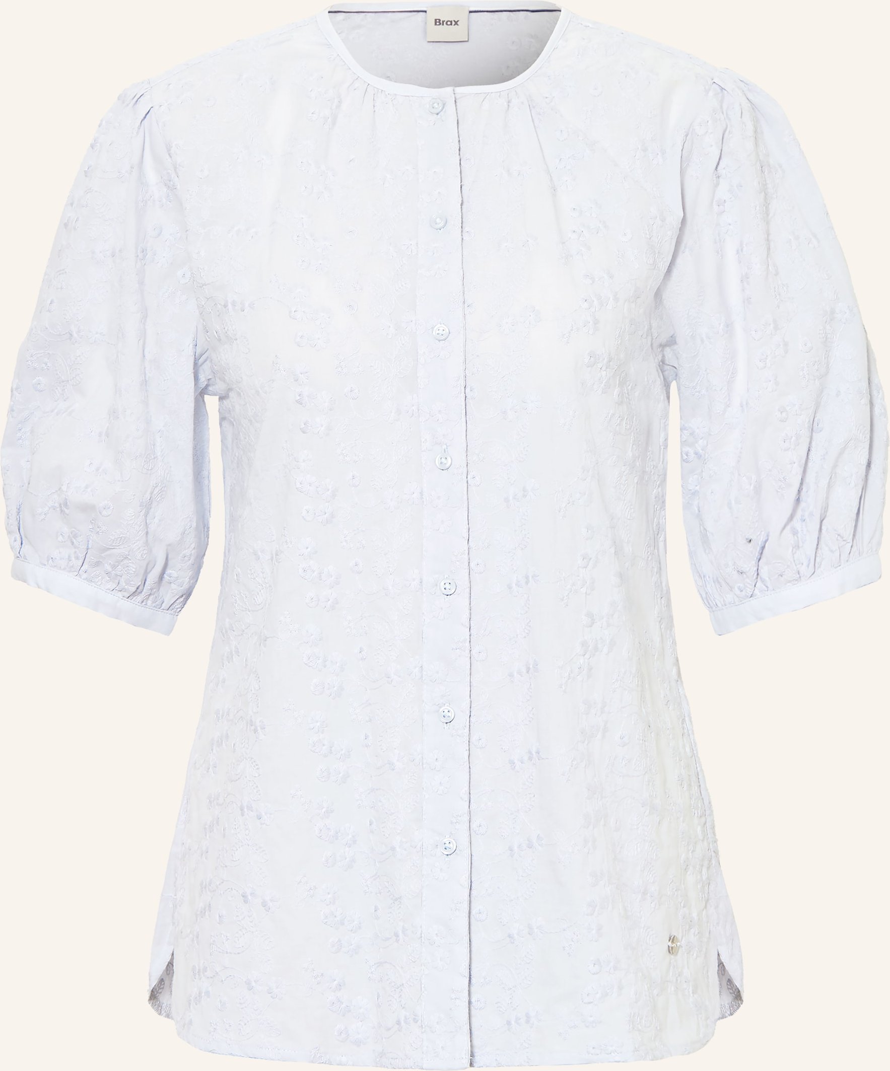 Brax Bluse Vea Mit 3/4-Arm blau