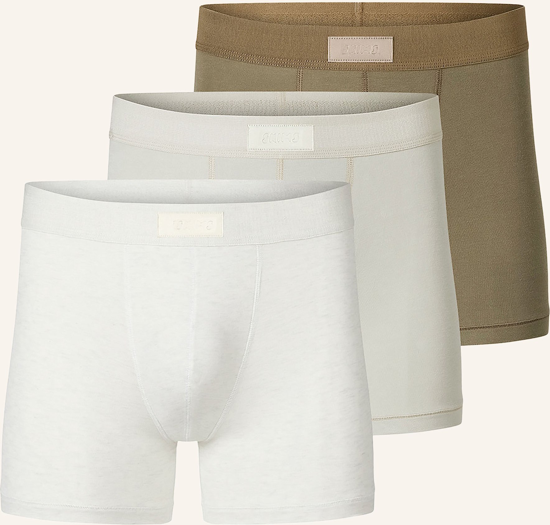 Skims 3er-Pack Boxershorts Skims Cotton gruen