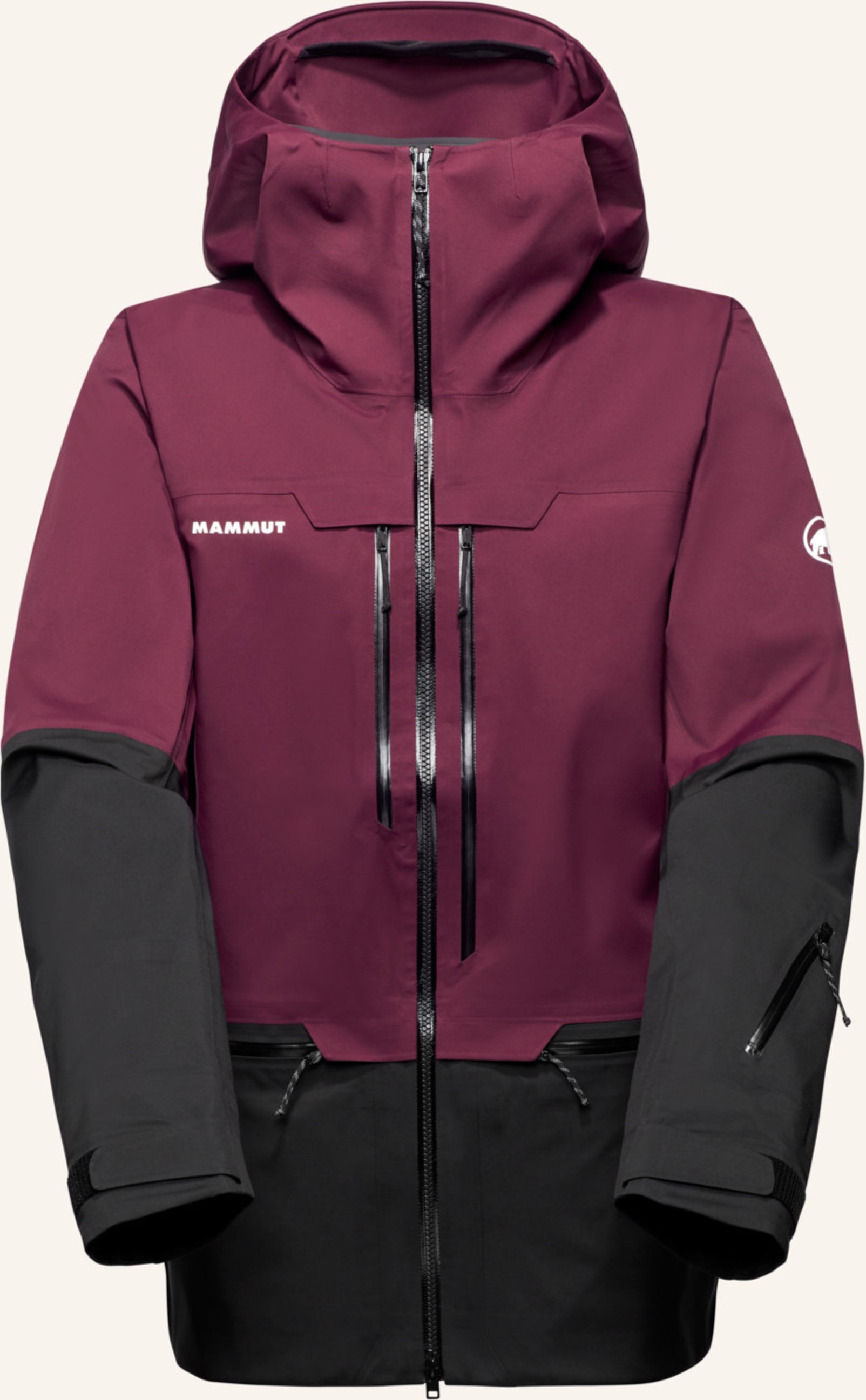 Thumbnail - Mammut Hardshell-Skijacke Haldigrat rot