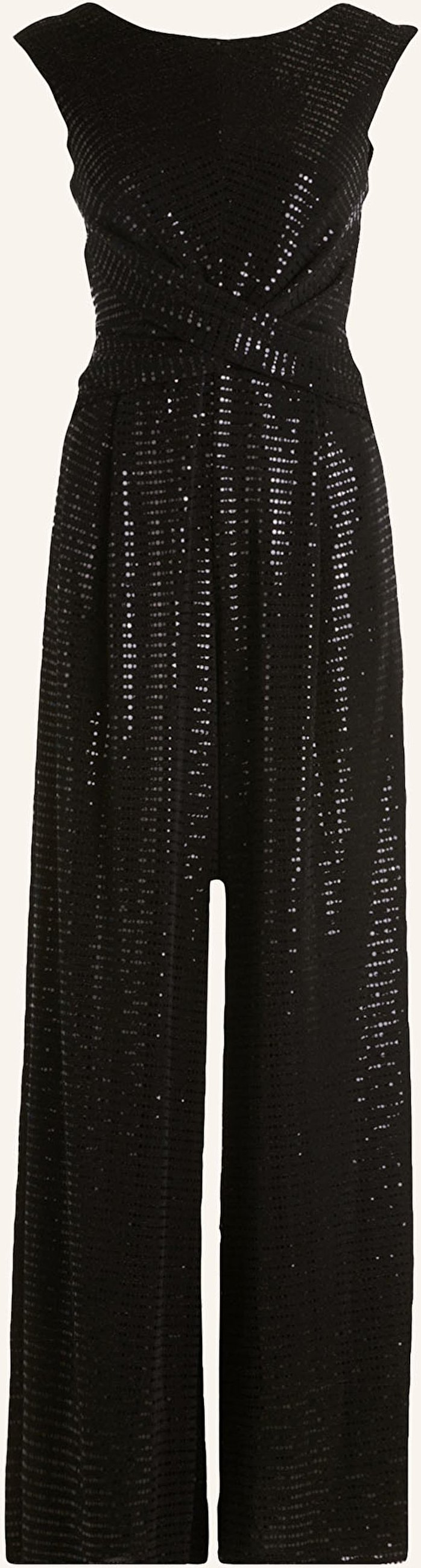 Thumbnail - Vera Mont Jersey-Jumpsuit Mit Pailletten schwarz