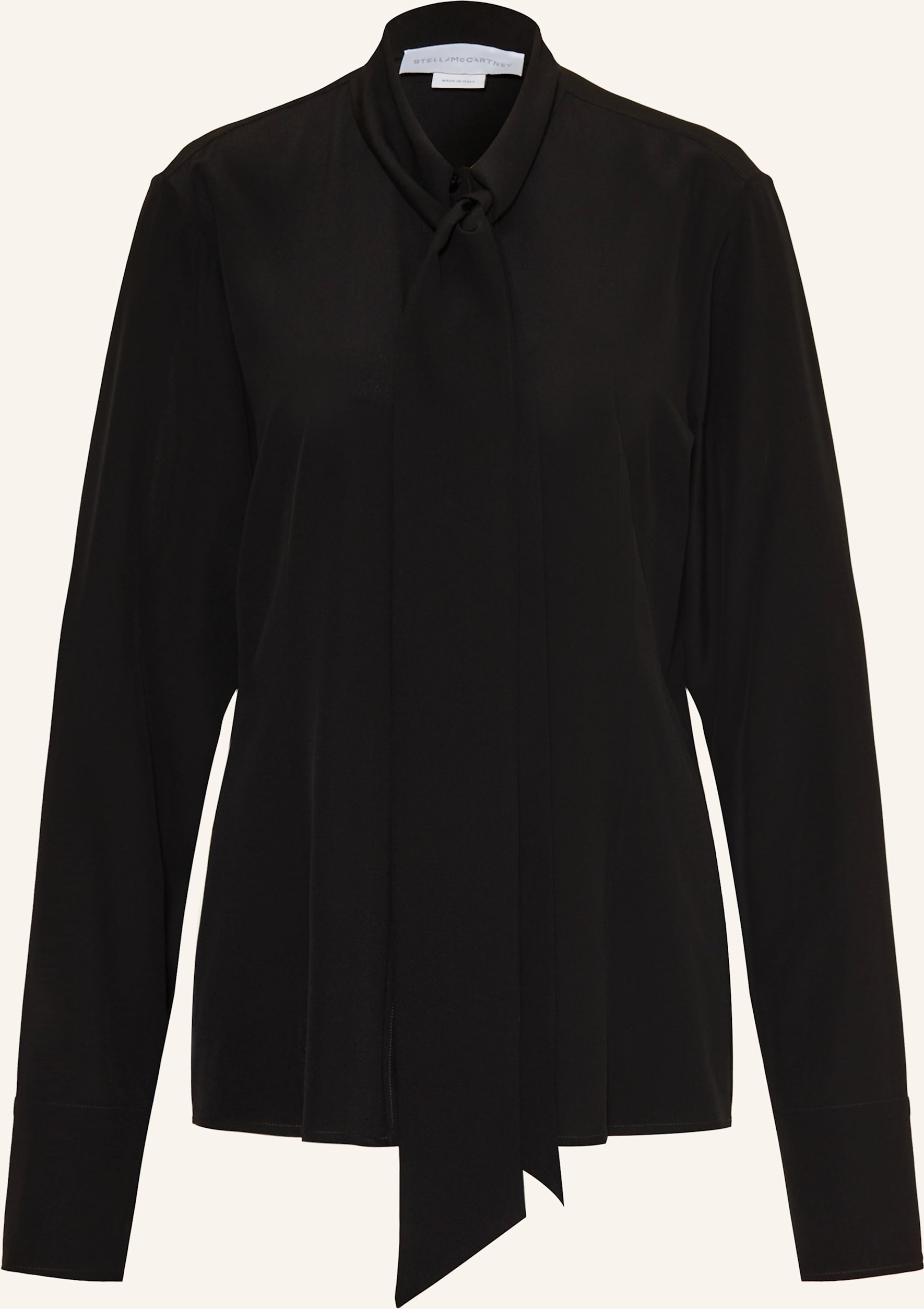 Thumbnail - Stella Mccartney Schluppenbluse Aus Seide schwarz