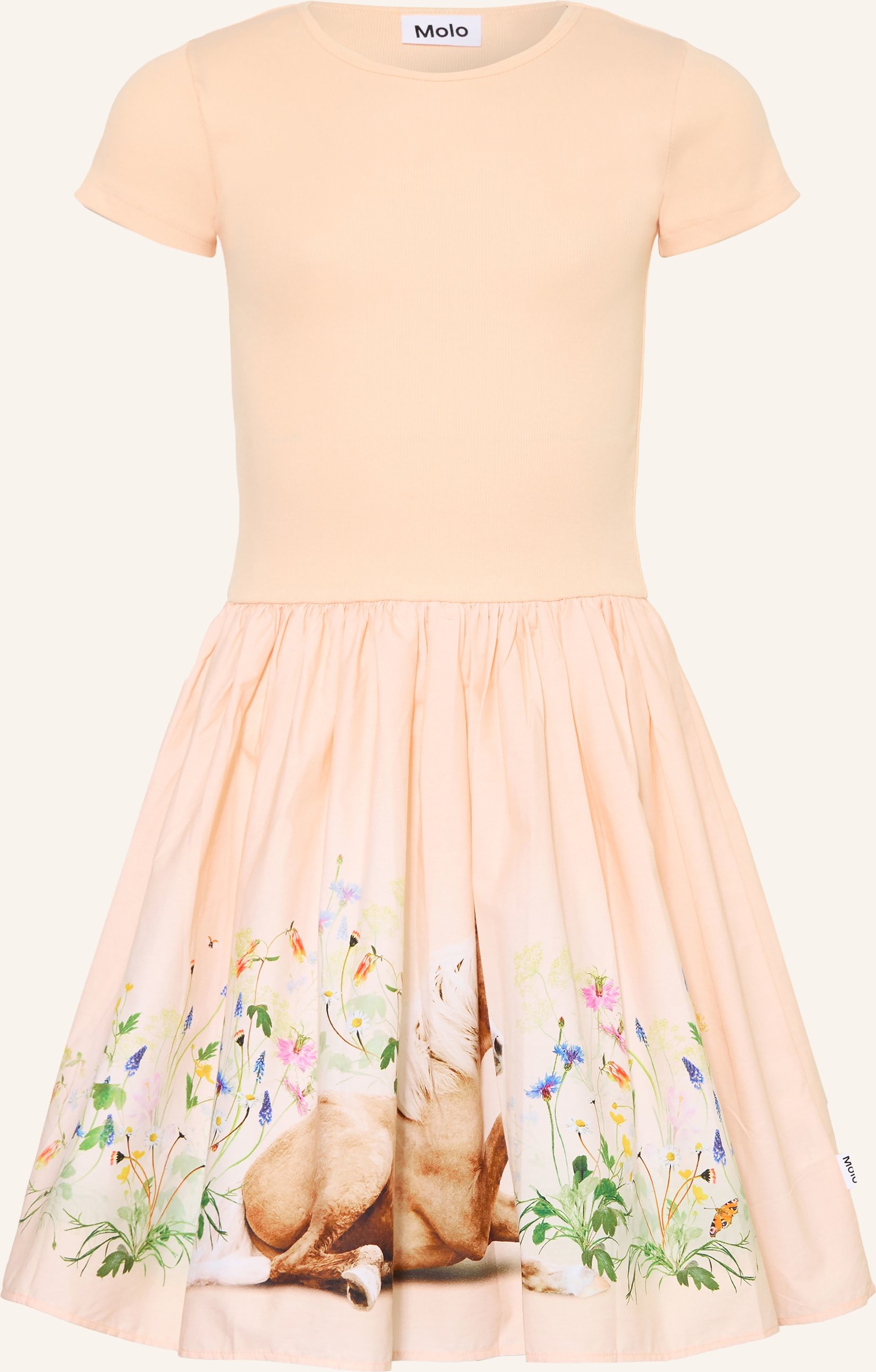 Molo Kleid Cissa Im Materialmix rosa