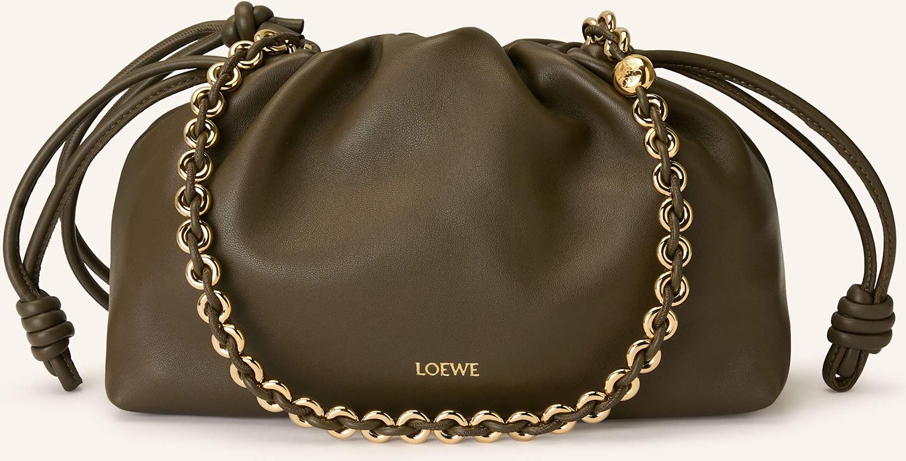 Loewe Umhängetasche Flamenco Medium gruen