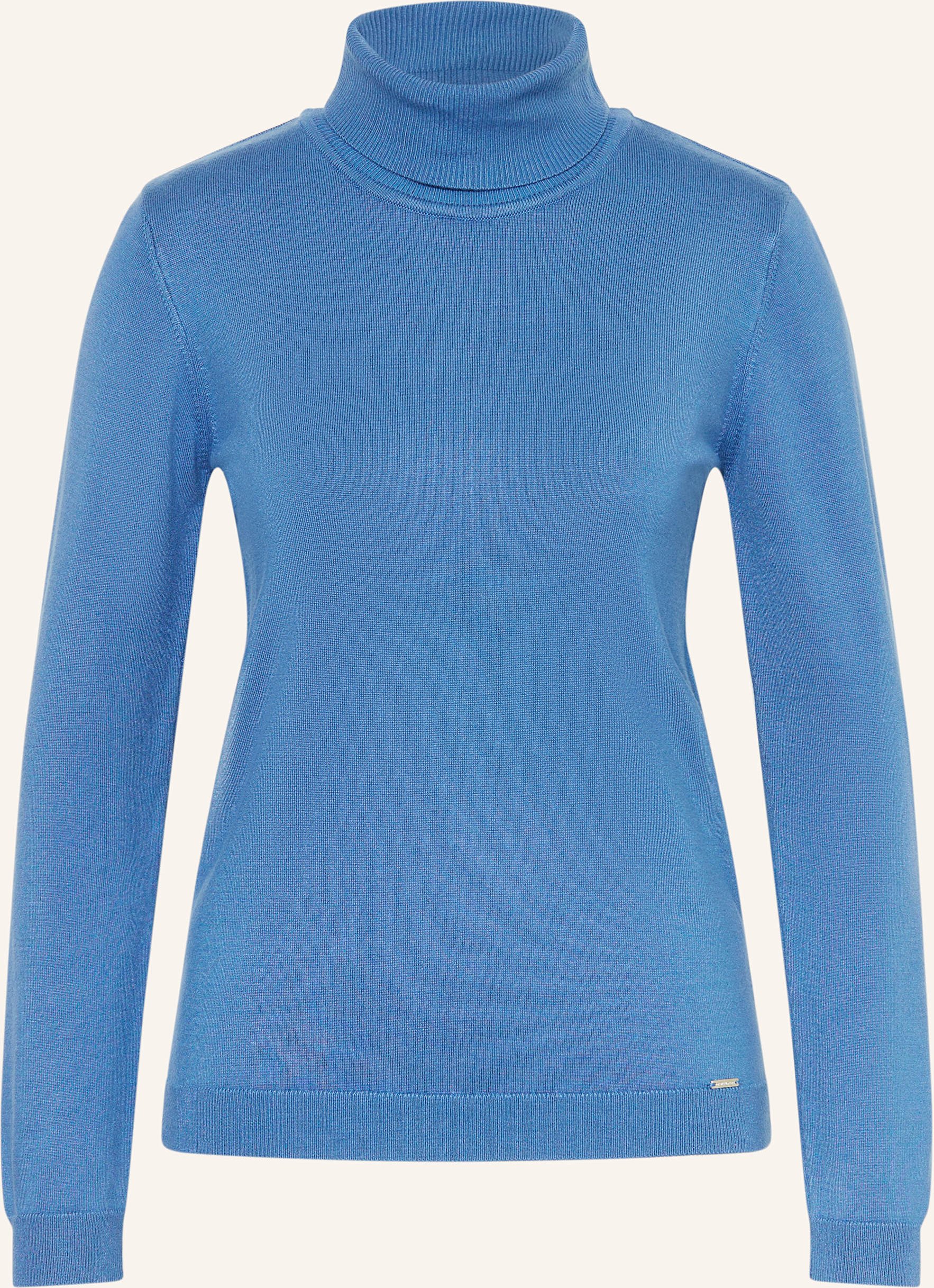 More & More Rollkragenpullover blau