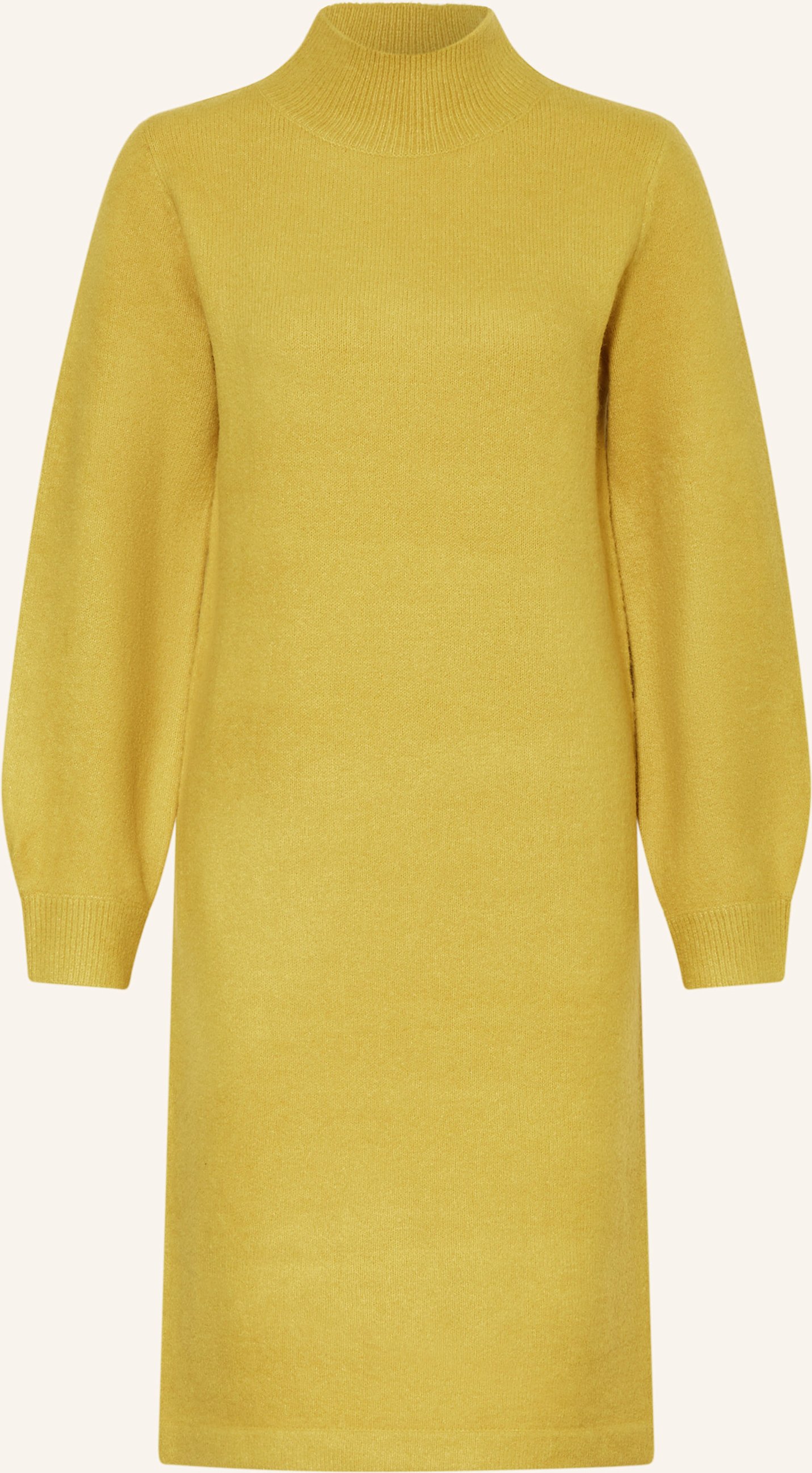 Cartoon Strickkleid gelb