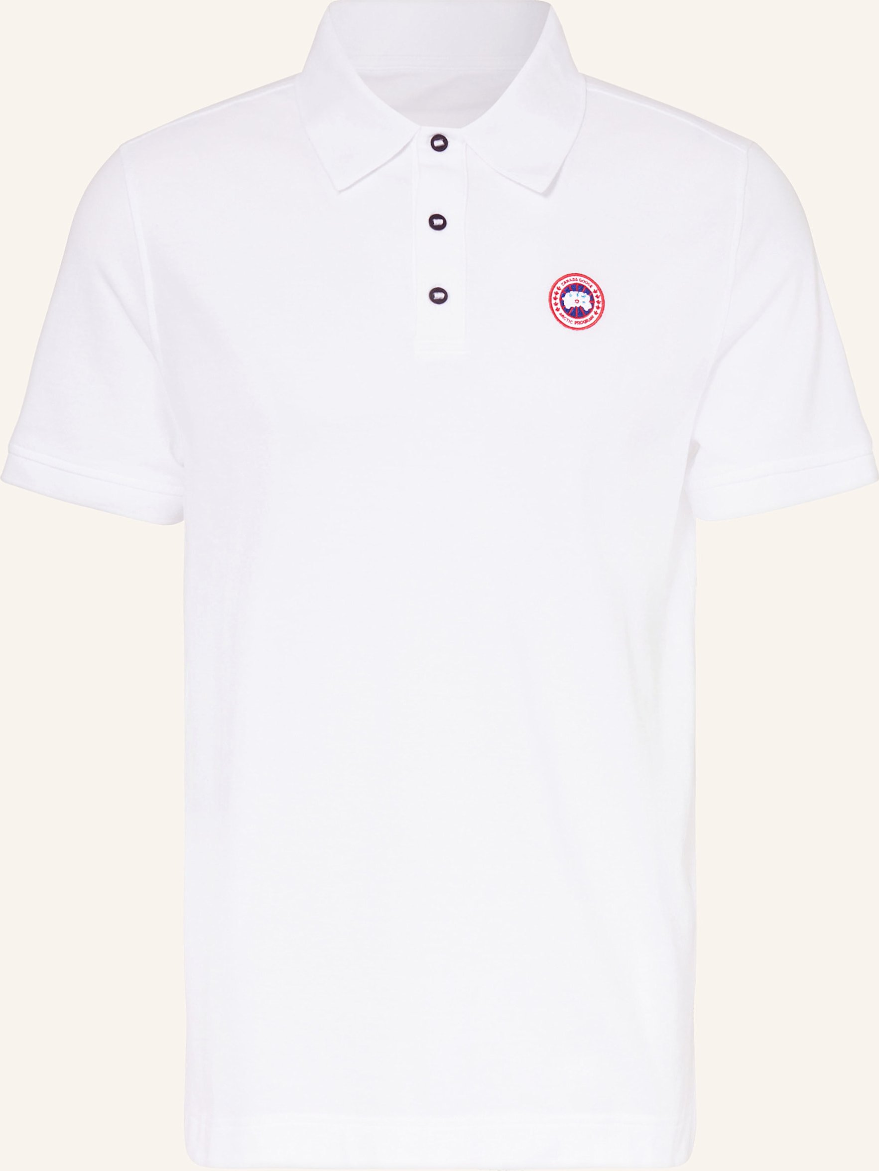 Canada Goose Piqué-Poloshirt Beckley weiss