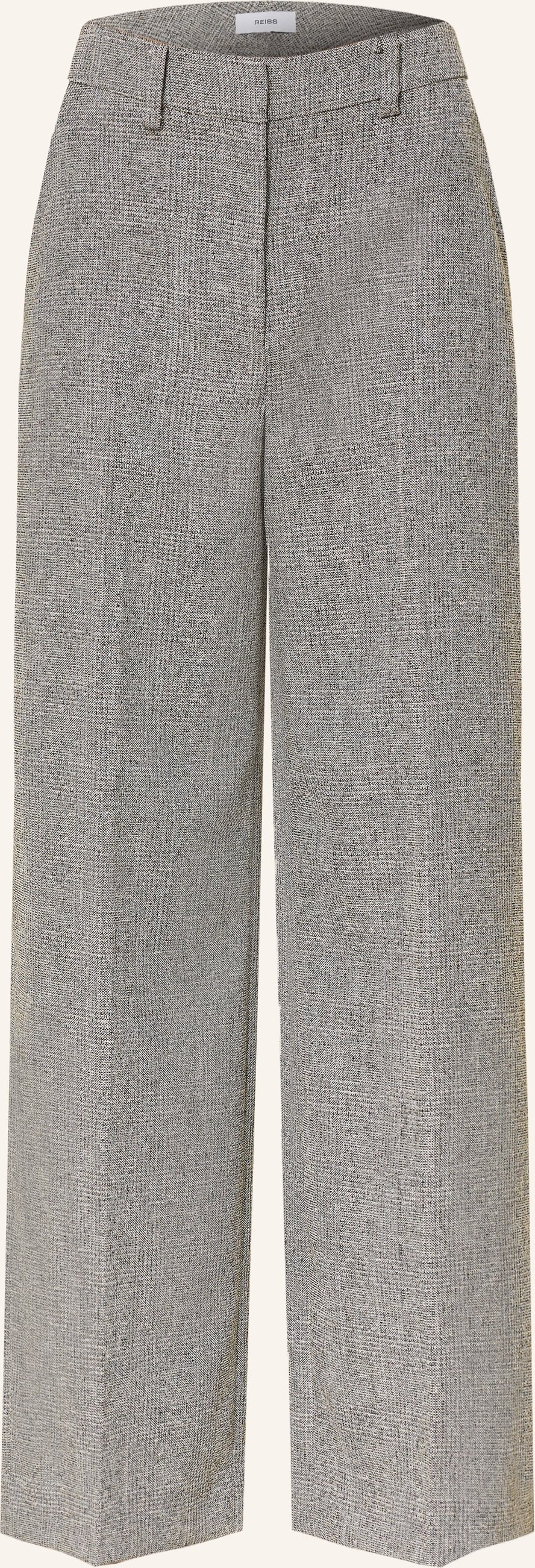 Reiss Marlenehose Darlton Aus Tweed grau