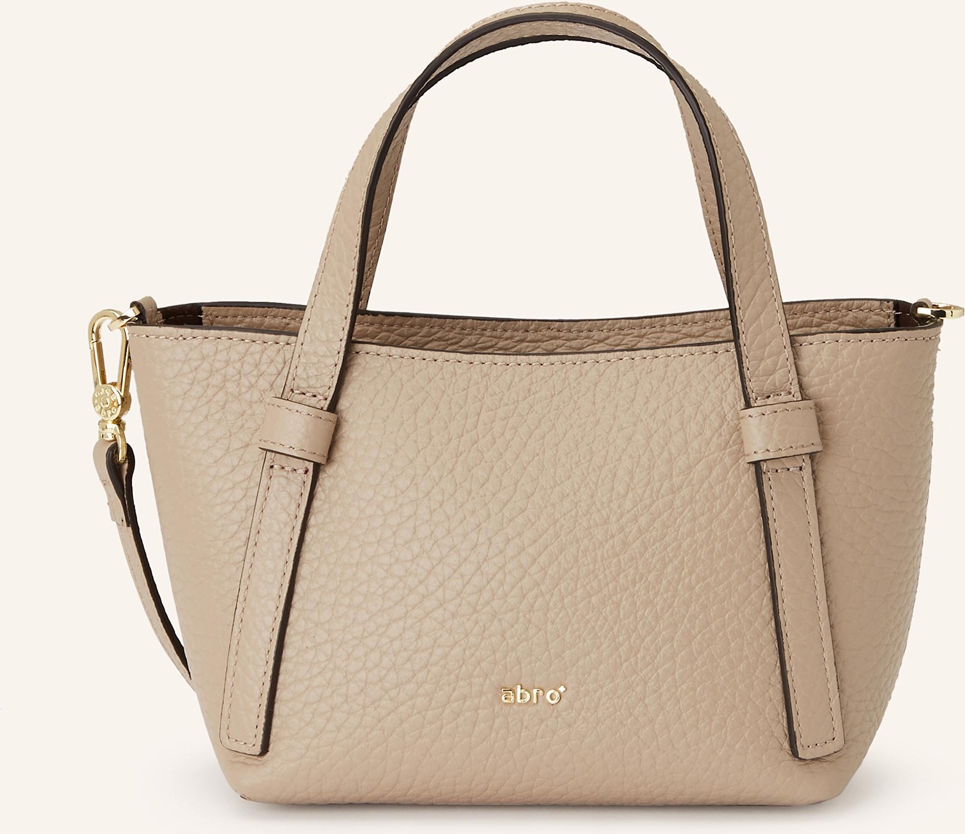 Abro Handtasche Cosmo Mini braun