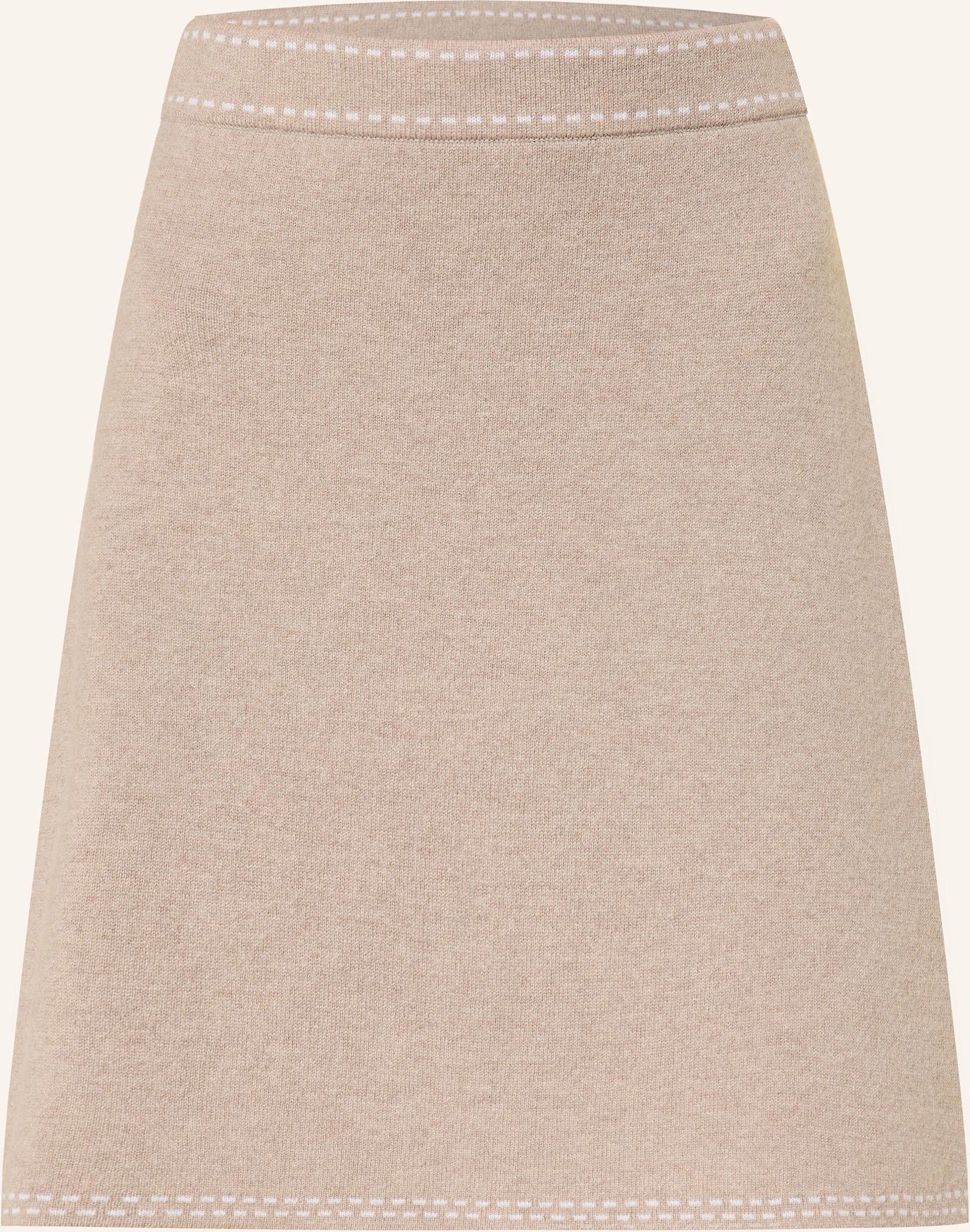 Lilienfels Strickrock Mit Cashmere beige