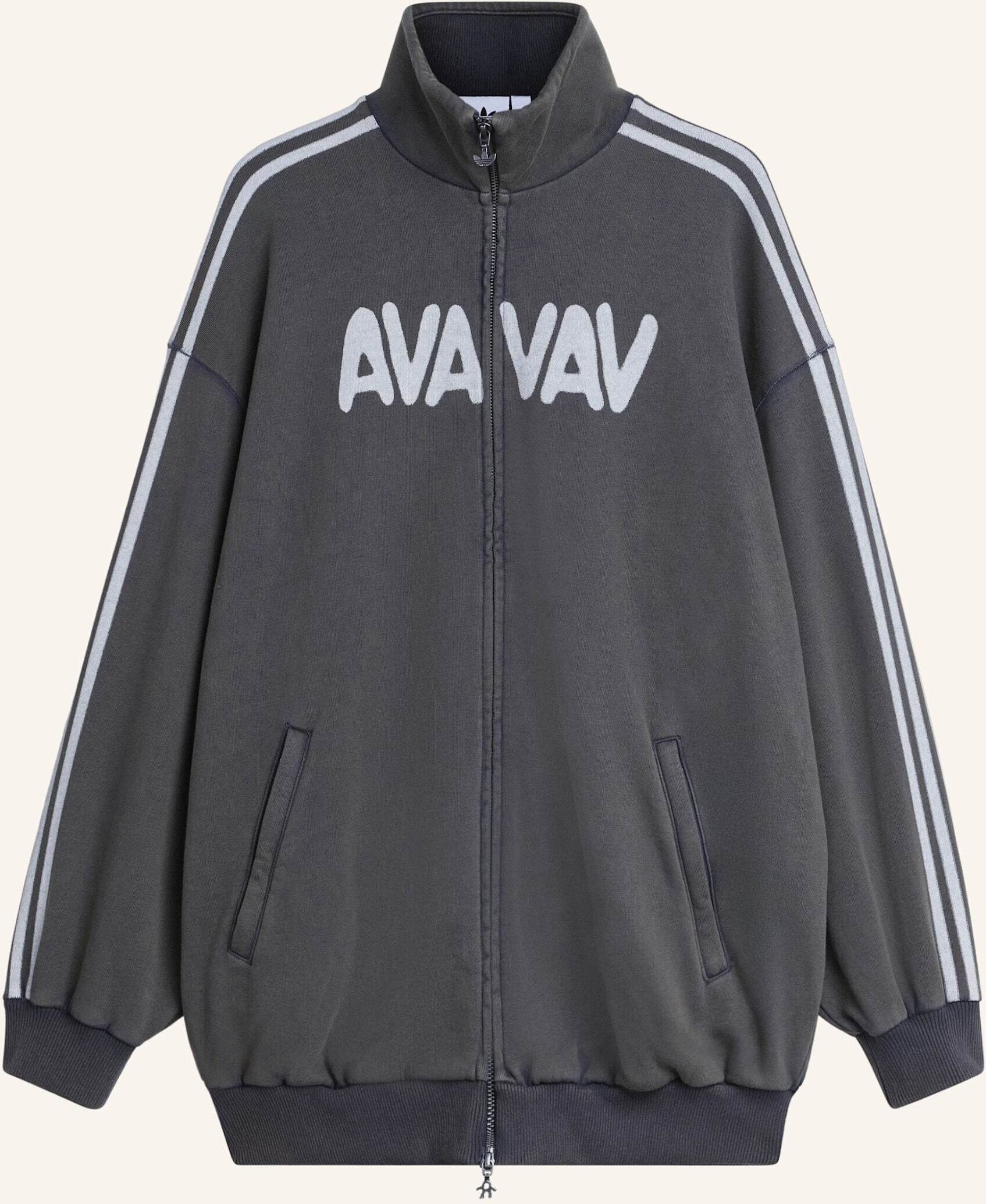 Thumbnail - Adidas Originals Adidas Originals By Avavav Trainingsjacke Aus French Terry grau