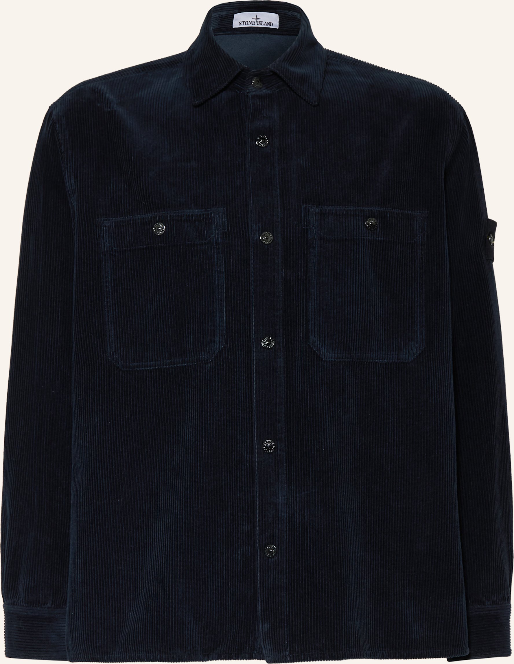 Thumbnail - Stone Island Cord-Overjacket blau