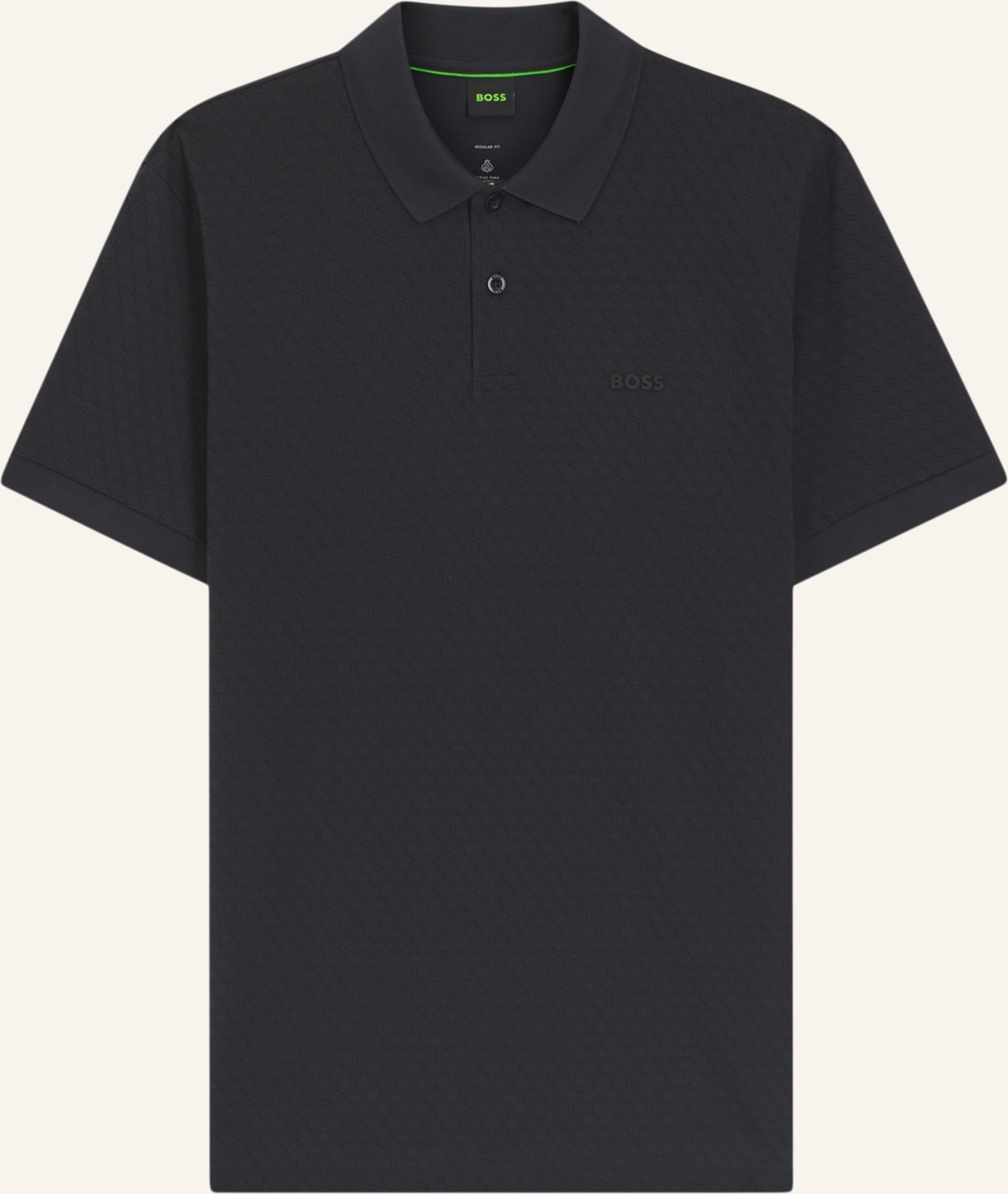 Boss Poloshirt Pl_Goc Chip Pattern Regular Fit blau
